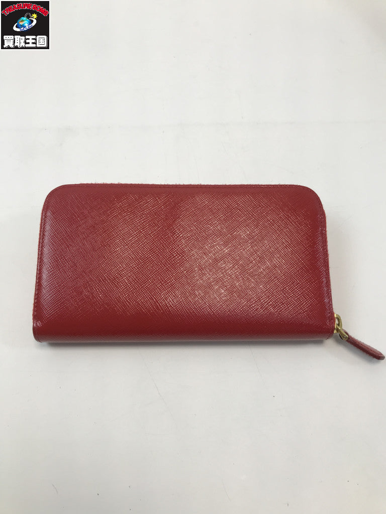 PRADA/ラウンドファスナー/財布