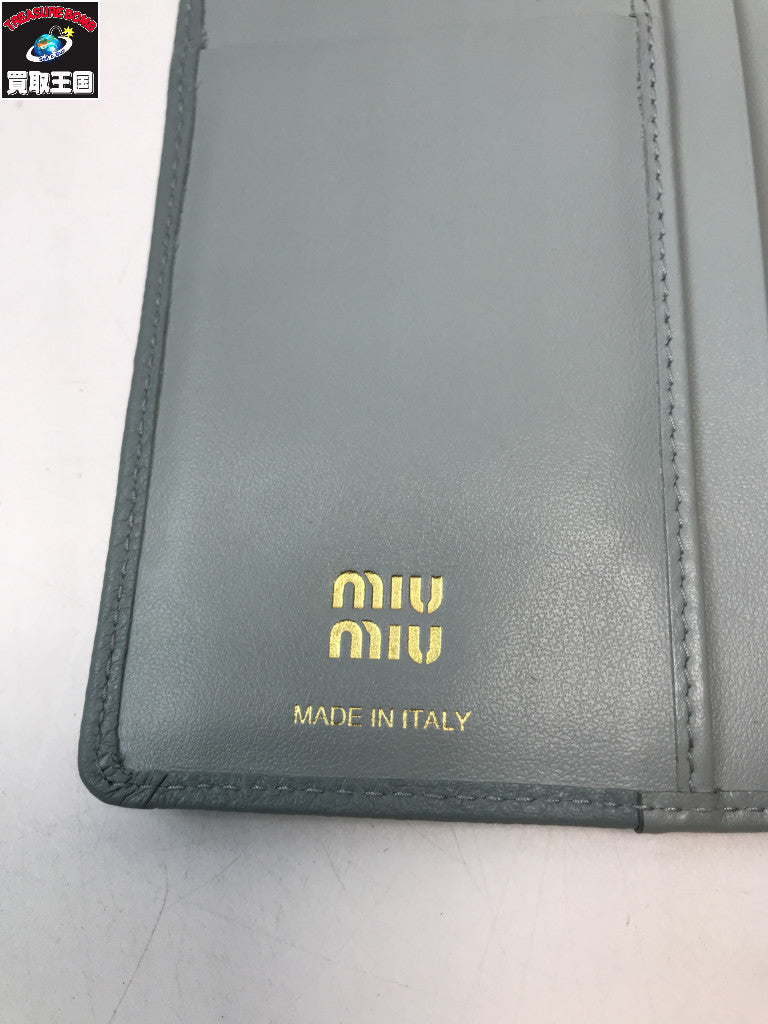 miumiu/ロゴ/レザー/財布