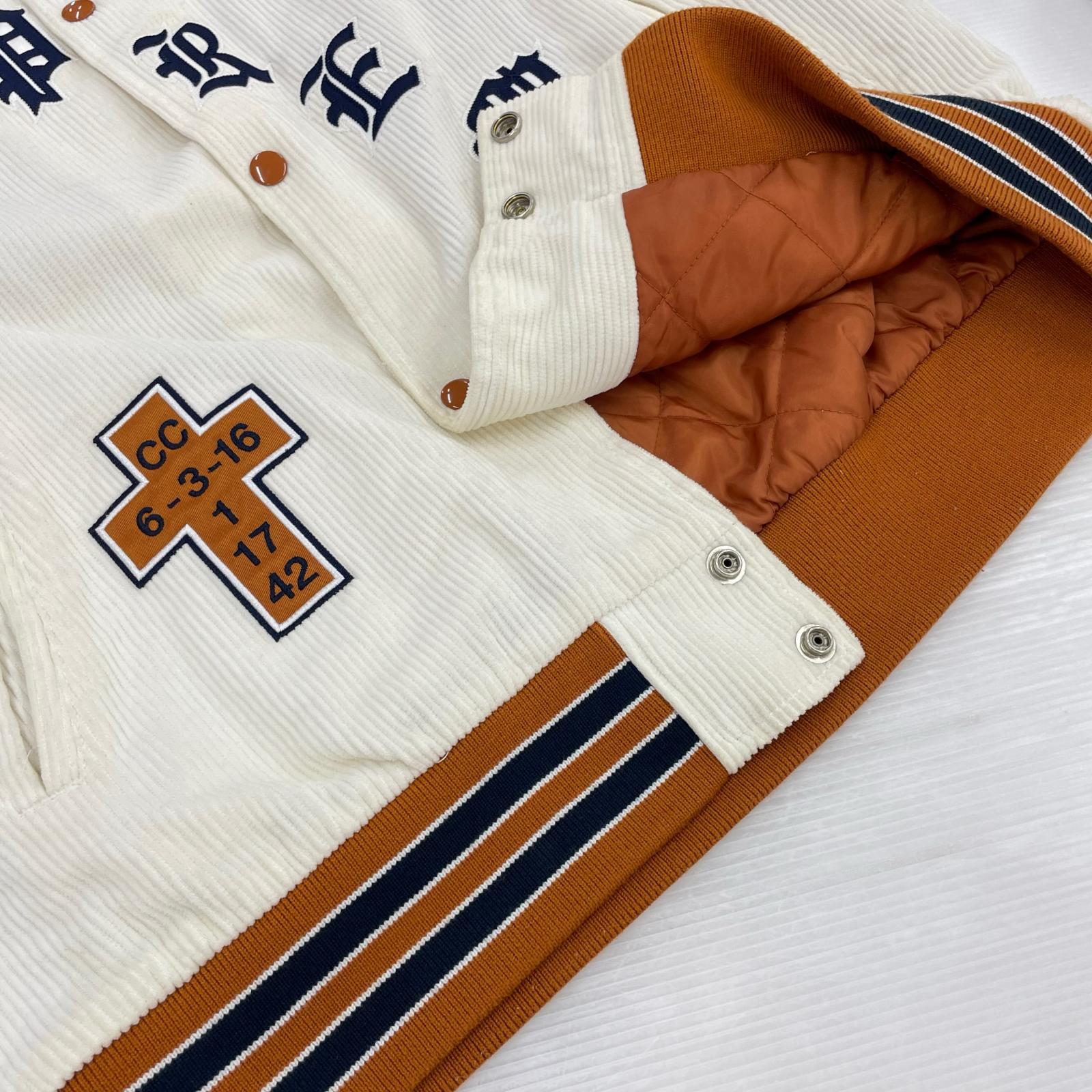ジャケット old english 18ss corduroy jacket L ホワイト