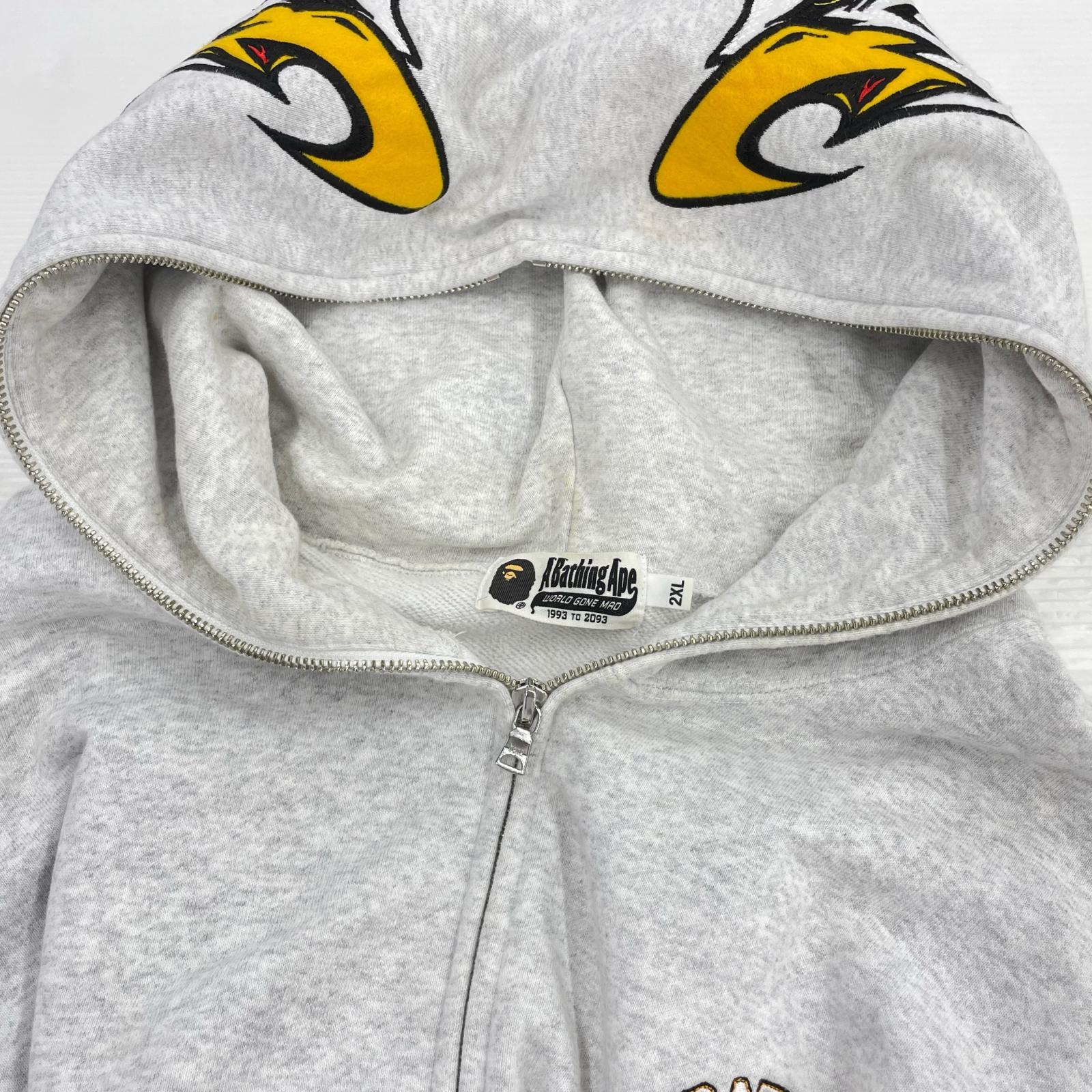 パーカー EAGLE FULL ZIP HOODIE 2XL グレー