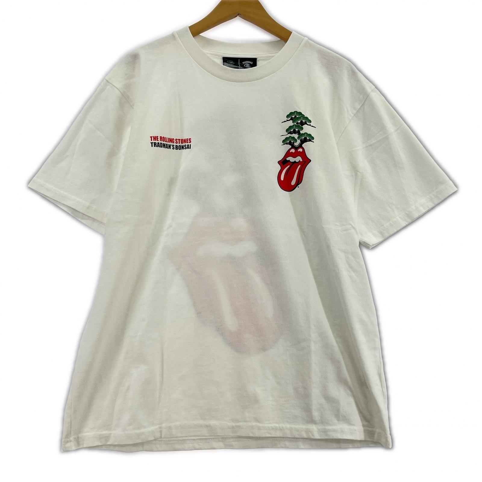 半袖Ｔシャツ The Rolling Stones × TRADMAN’S BONSAI L ホワイト