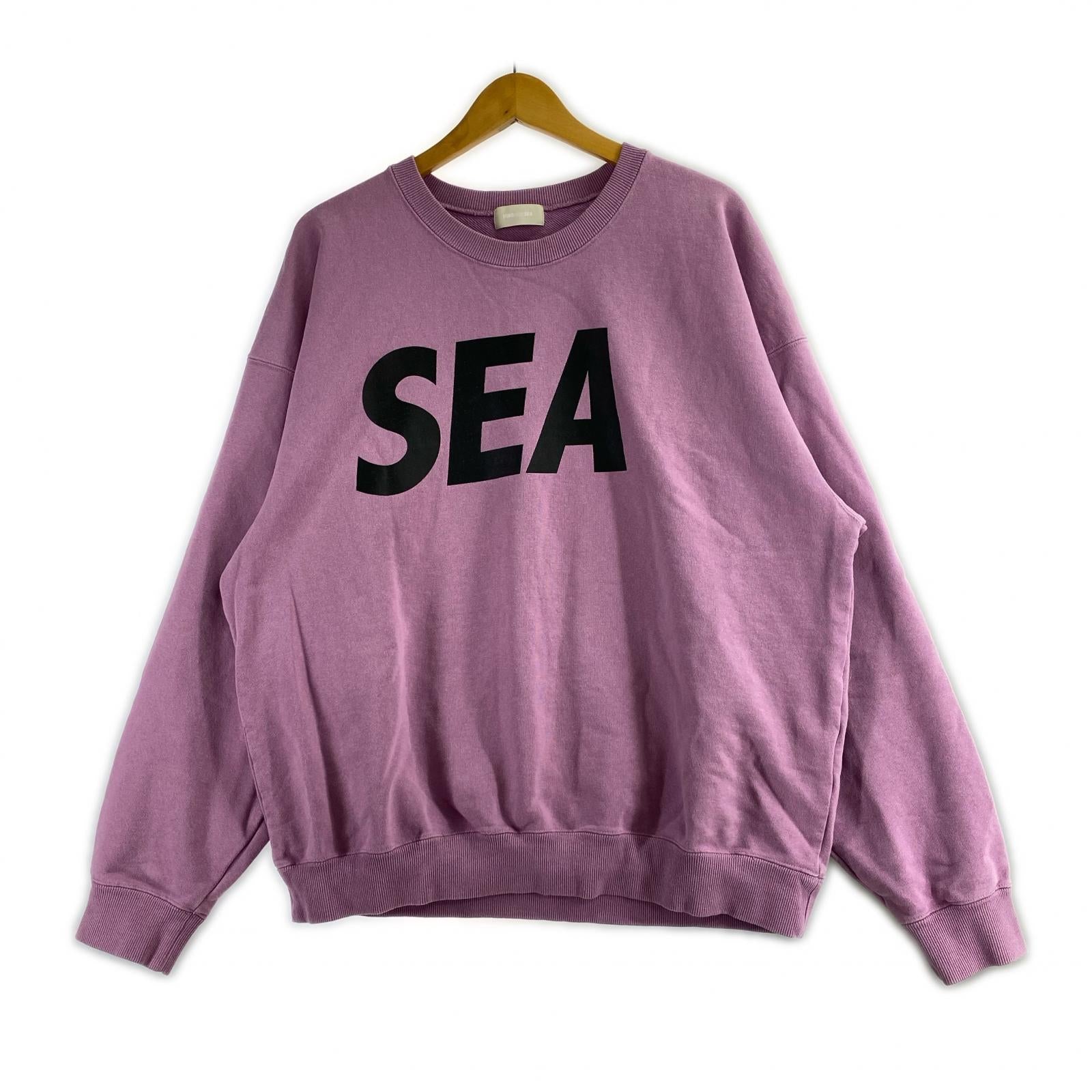 スウェット WIND AND SEA 22AW SEA CREW NECK クルーネックスウェット L パープル L パープル