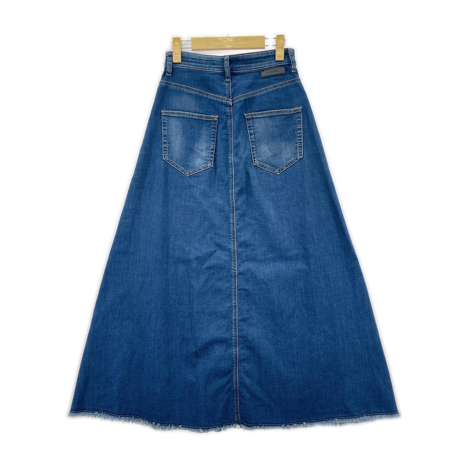 ロングスカート DIESEL ロングスカート ブルー