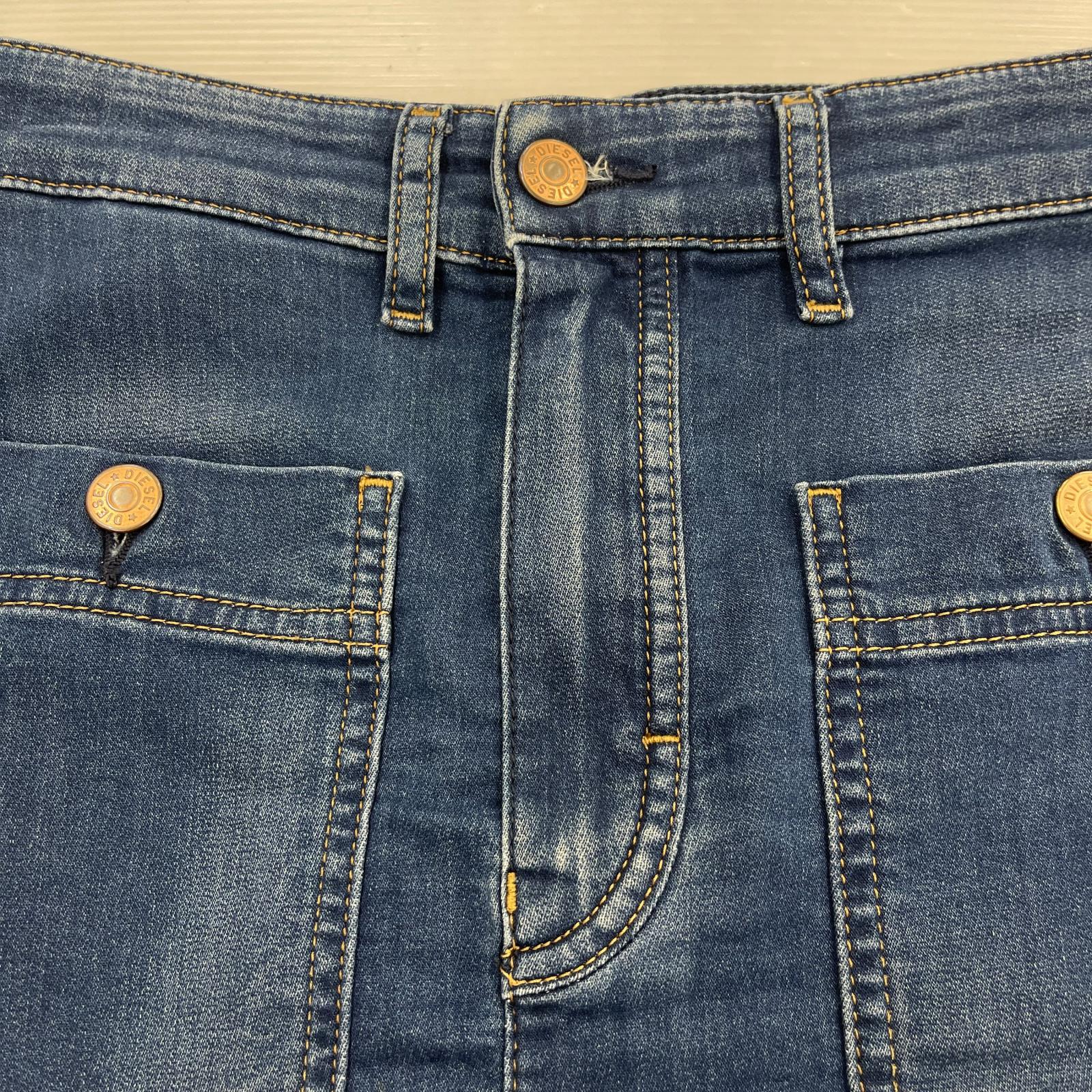 ロングスカート DIESEL ロングスカート ブルー