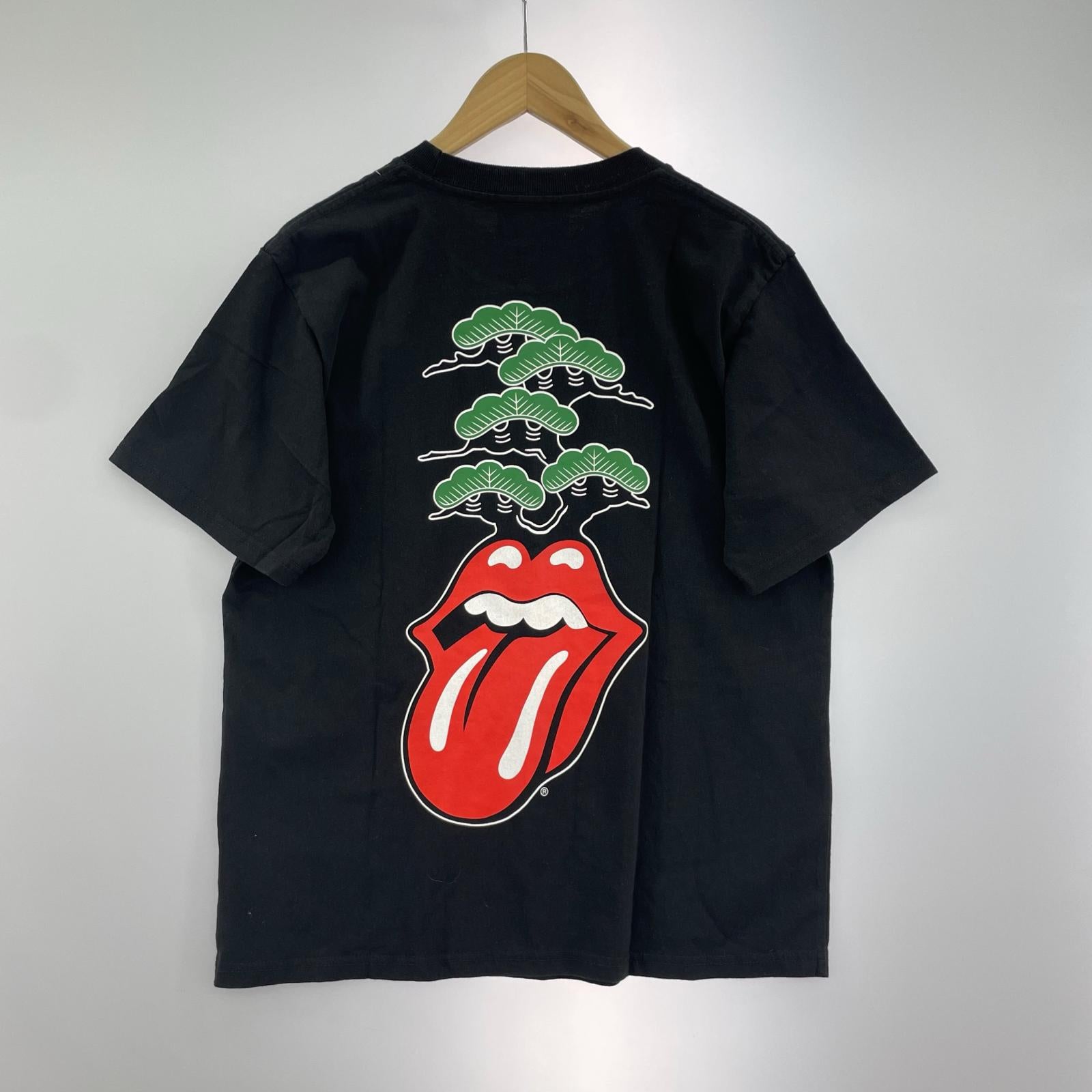 半袖Ｔシャツ THE ROLLING STONES×TRADMAN'S BONSAI M ブラック