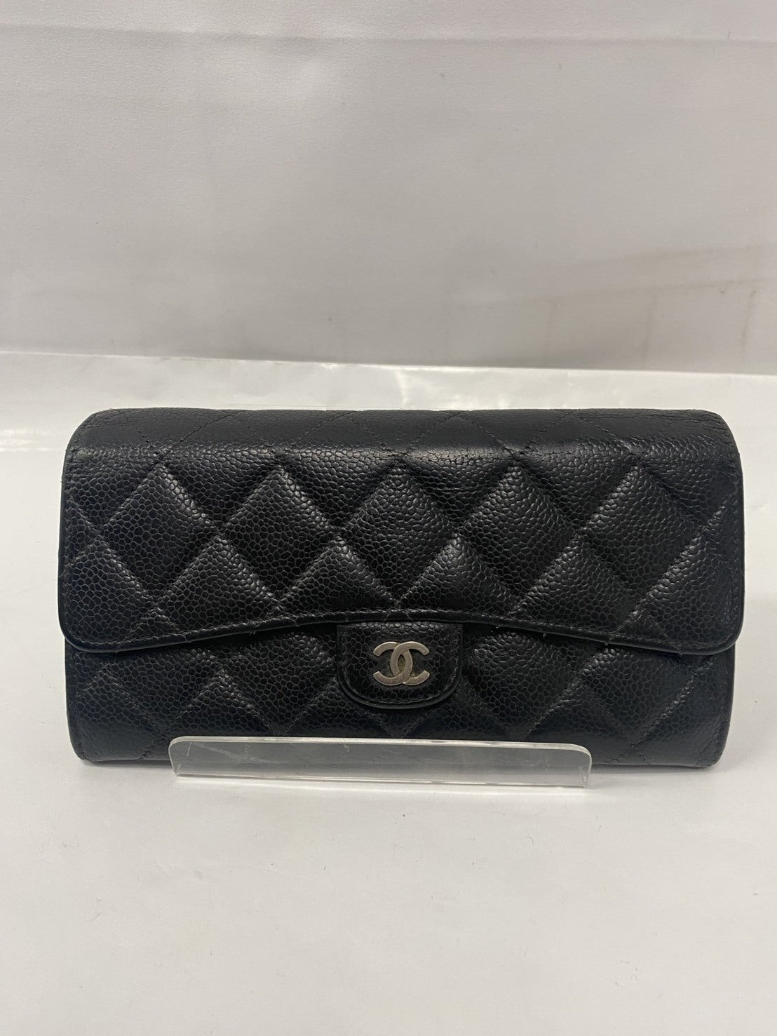 CHANEL/マトラッセ/ロングフラップウォレット