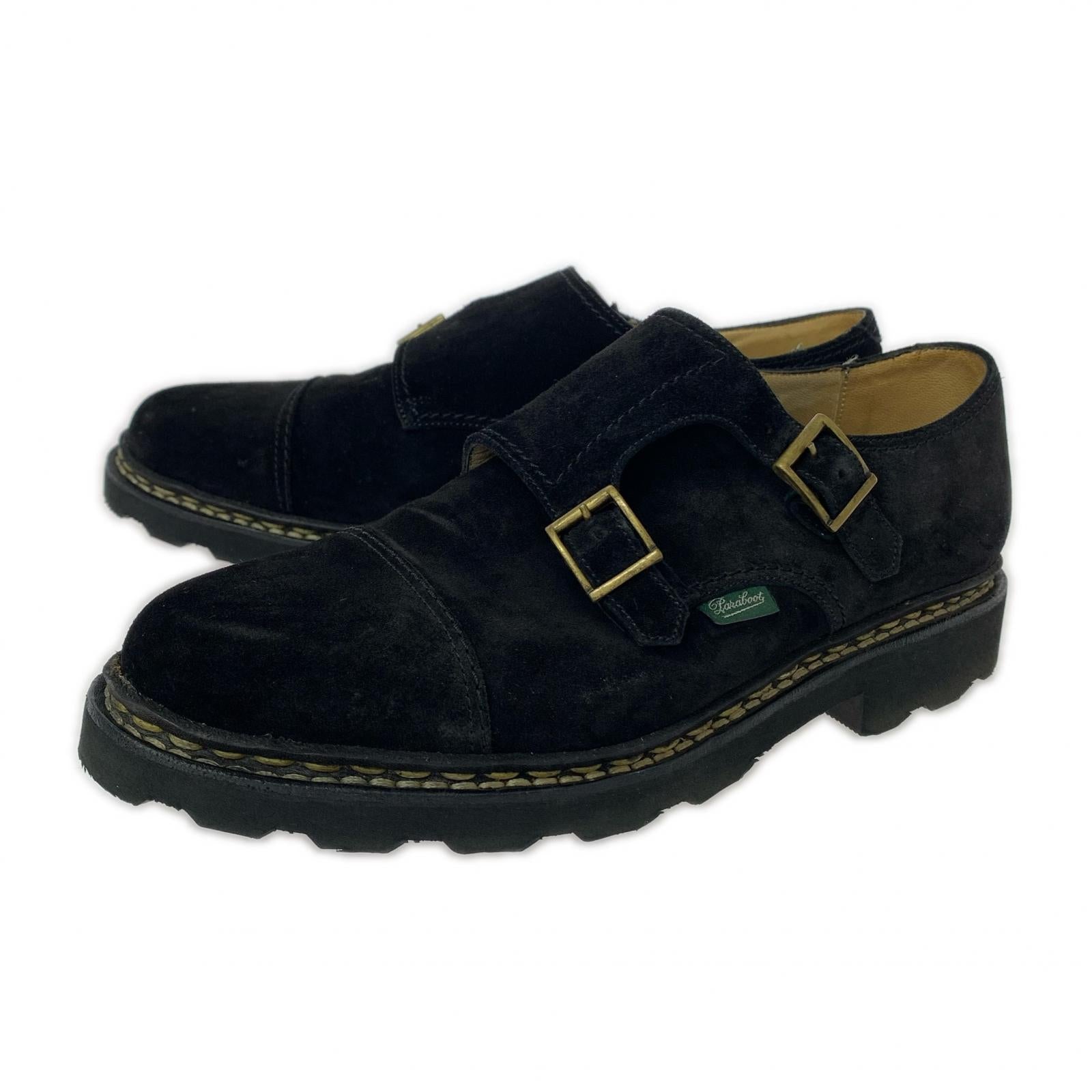 シューズ Paraboot WILLIAM MARCHE II ダブルモンクストラップシューズ ブラック