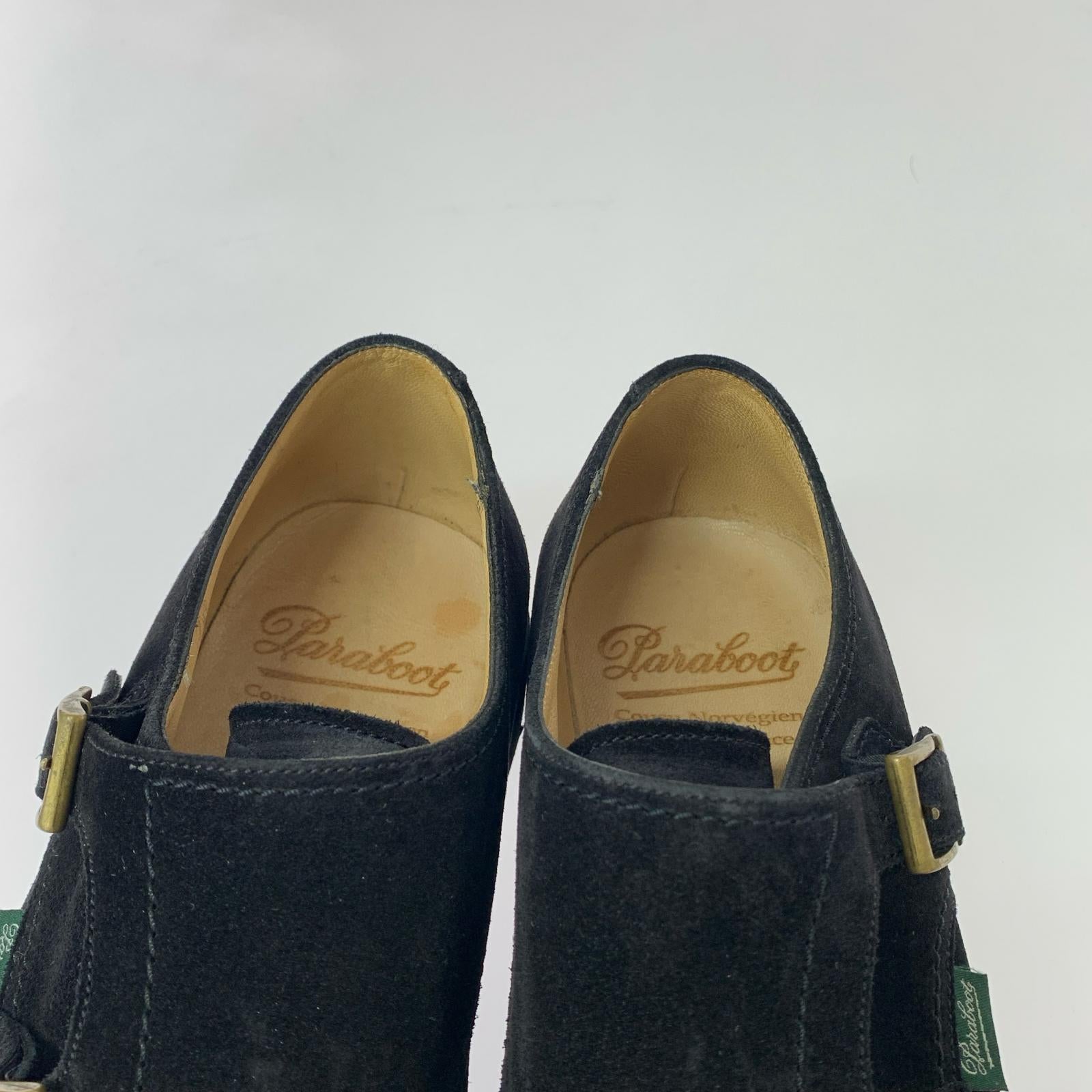 シューズ Paraboot WILLIAM MARCHE II ダブルモンクストラップシューズ ブラック