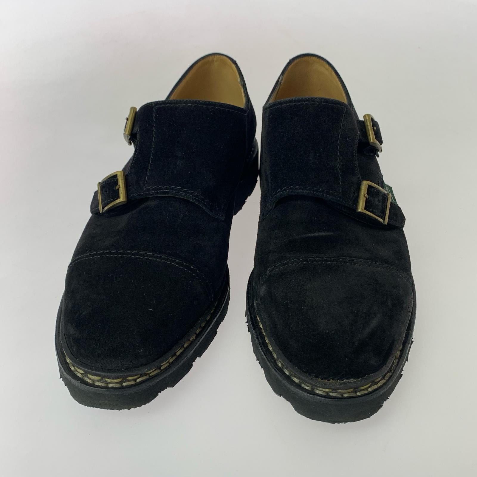 シューズ Paraboot WILLIAM MARCHE II ダブルモンクストラップシューズ ブラック