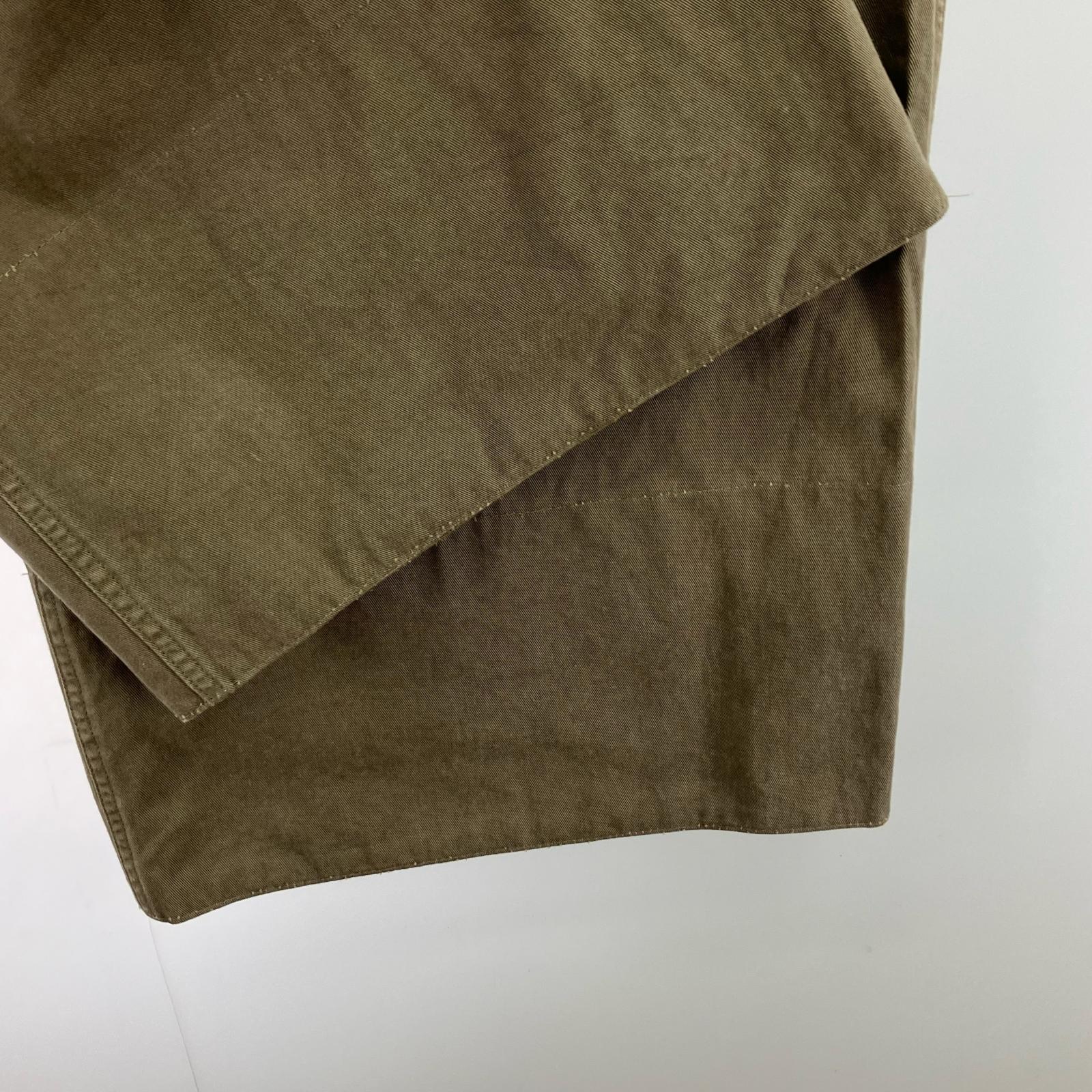 パンツ KATHARINE HAMNETT×YOKE Organic Cotton Wide-leg Work Pants (W34) カーキ