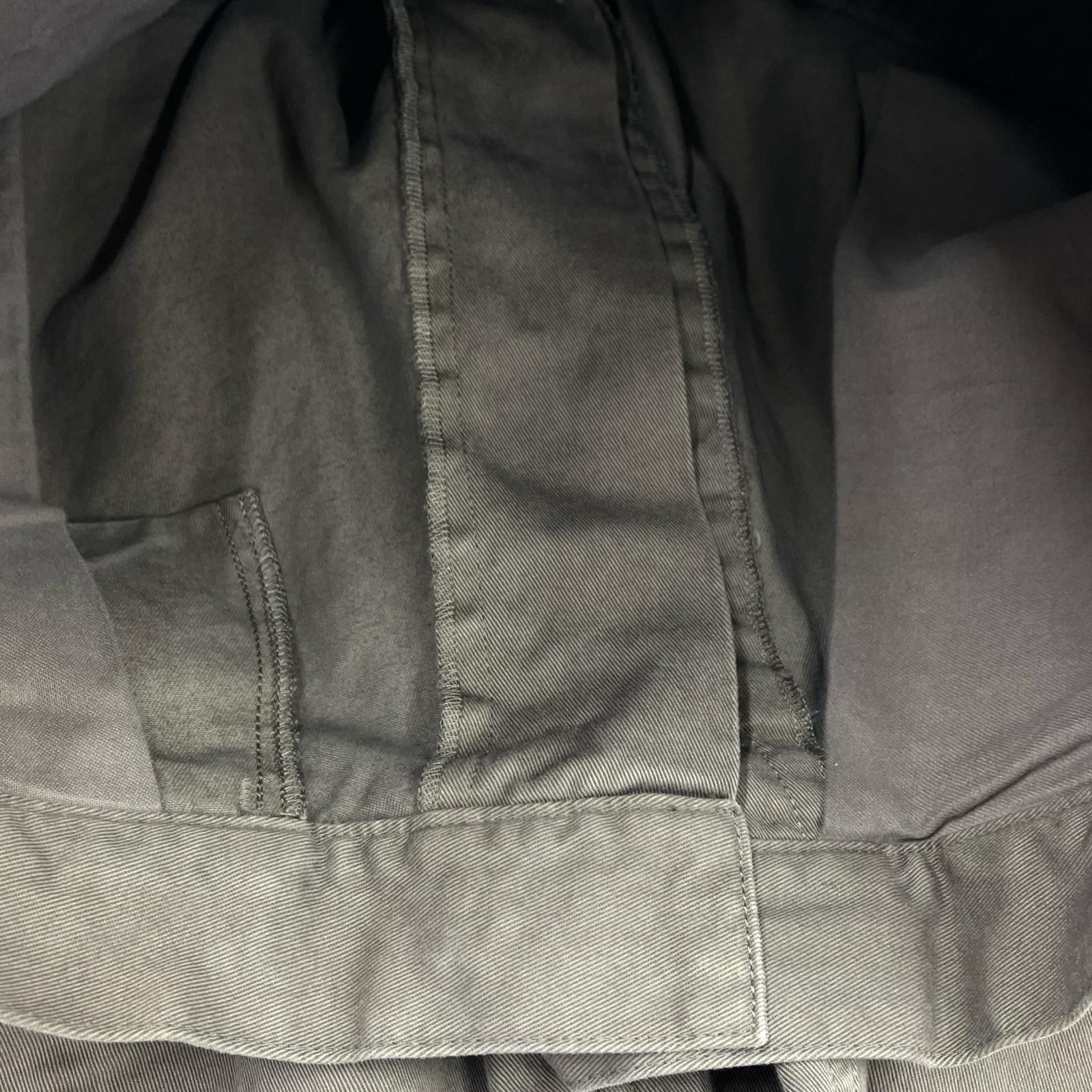 パンツ KATHARINE HAMNETT×YOKE Organic Cotton Wide-leg Work Pants (W34) カーキ
