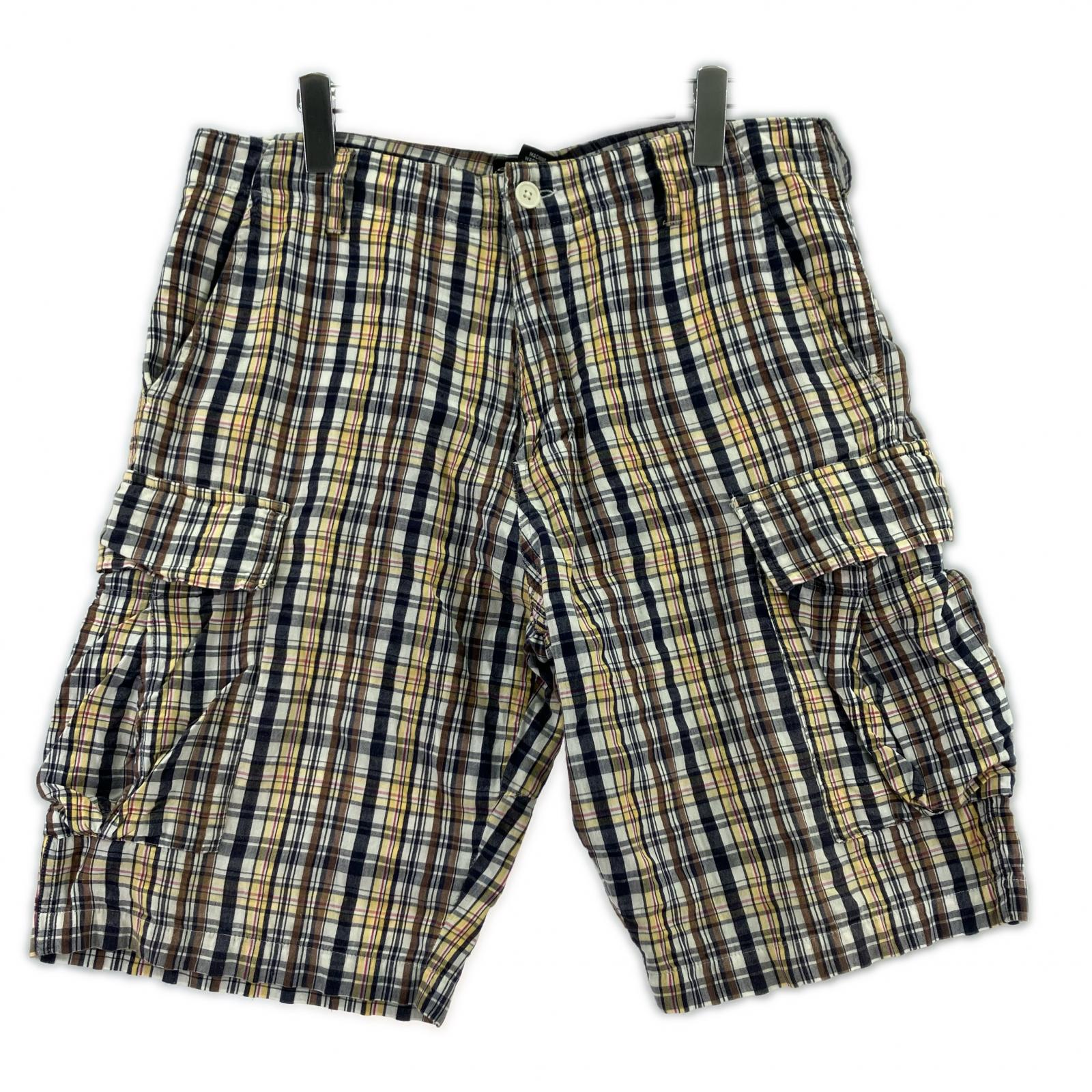 ショートパンツ 00s STUSSY カーゴショーツ マドラスチェック (32) 32