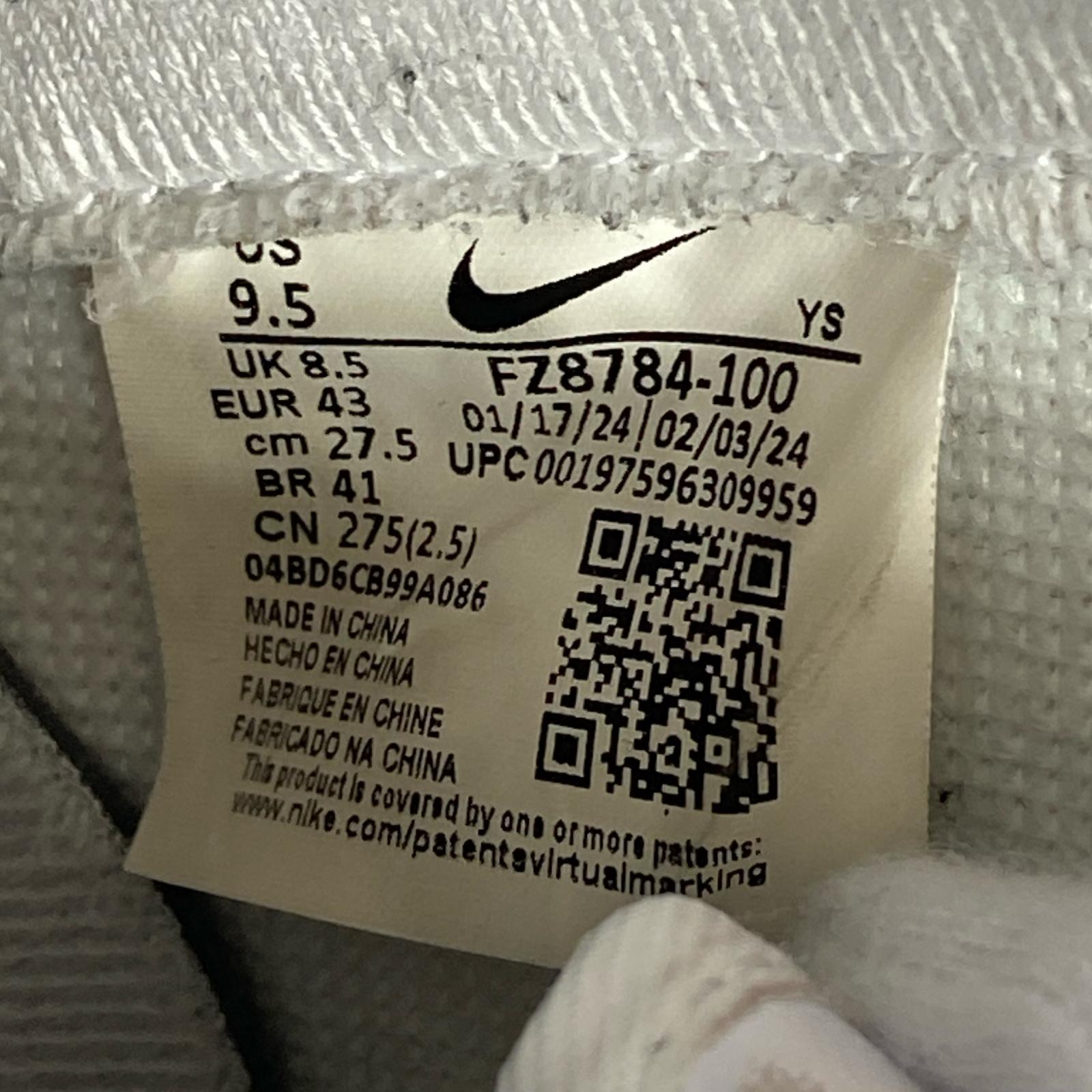 スニーカー NIKE AIR FORCE 1 MID SP 27.5cm (US9 1/2 UK9 EU45) ホワイト