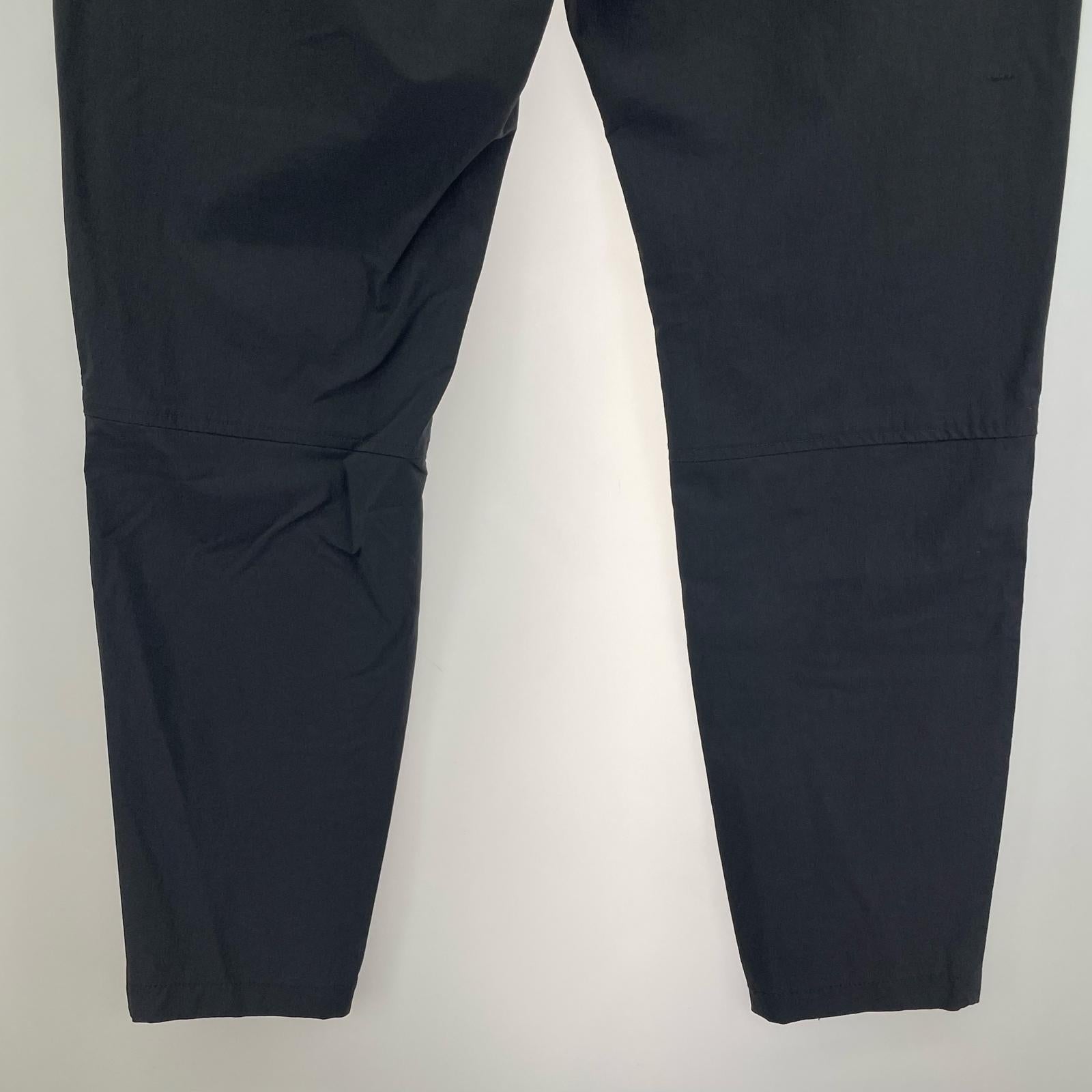 パンツ kappa ナイロンパンツ 黒 (M) M ブラック