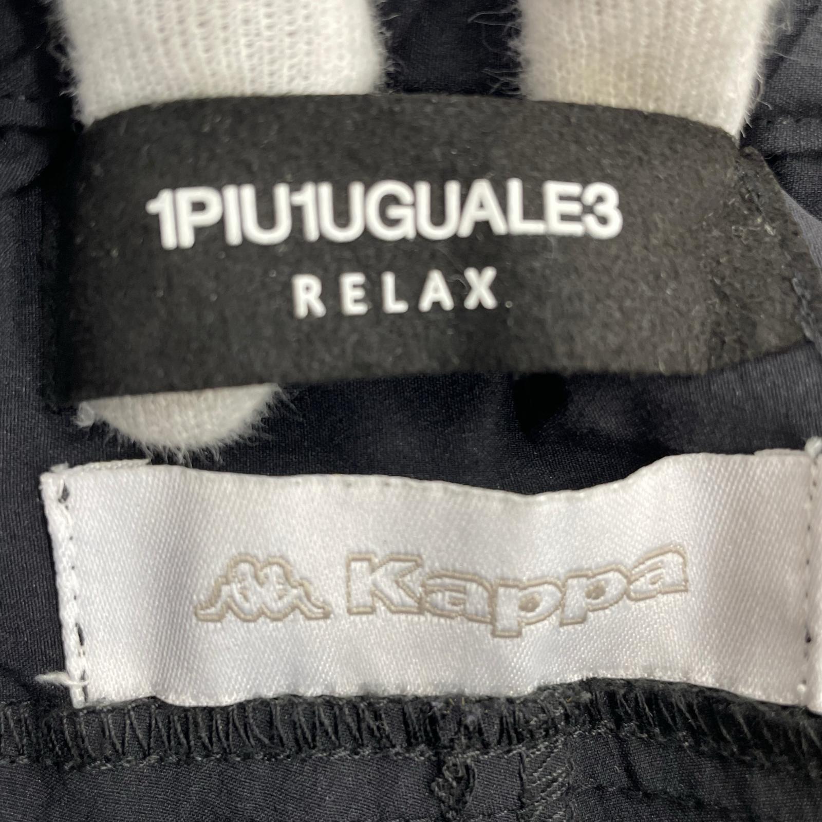 パンツ kappa ナイロンパンツ 黒 (M) M ブラック