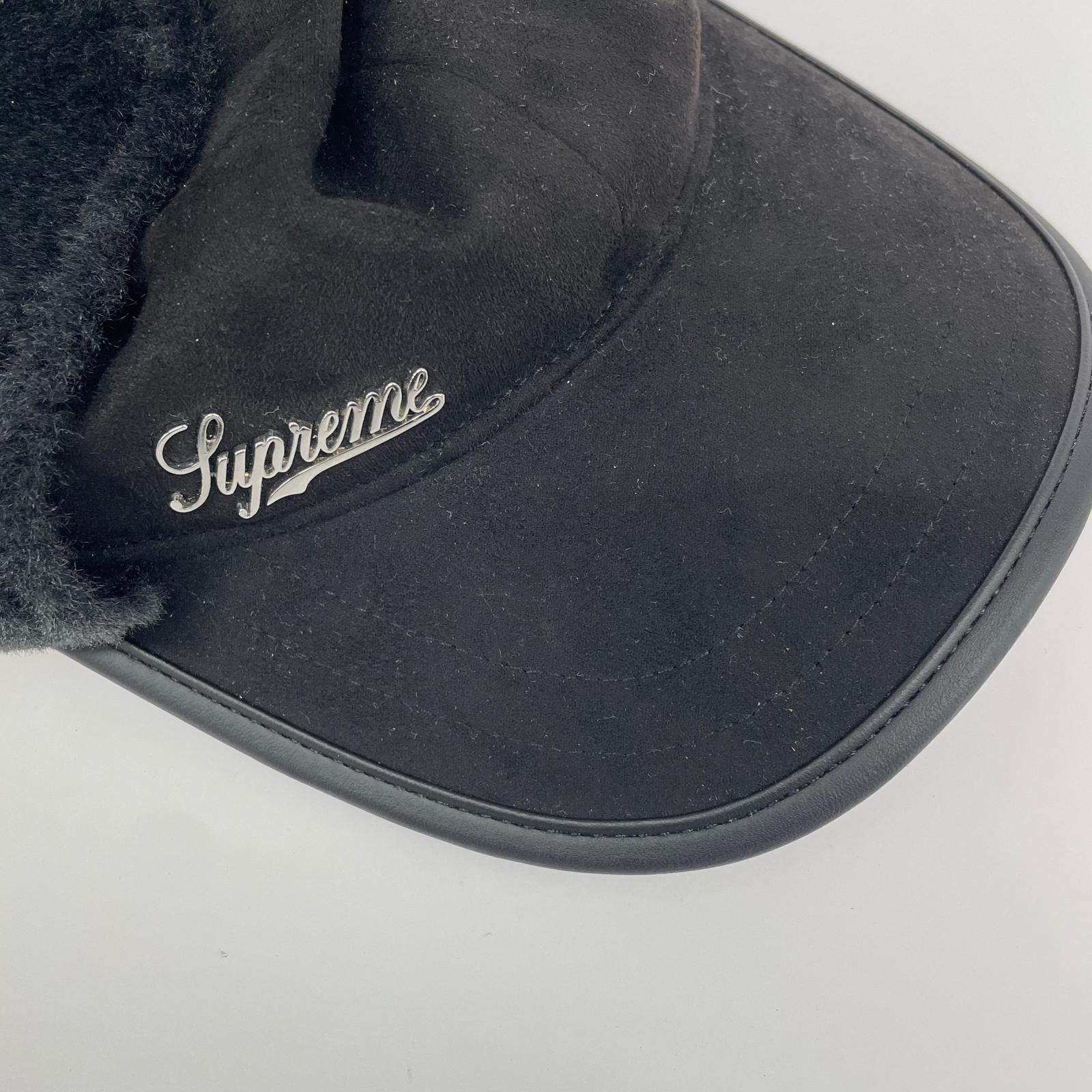 キャップ 22FW Shearling Earflap 6-Panel BLK ブラック