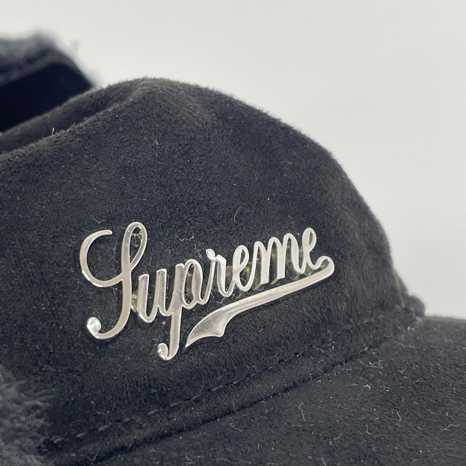 キャップ 22FW Shearling Earflap 6-Panel BLK ブラック