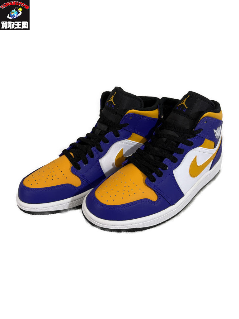 スニーカー Nike Air Jordan 1 Mid Lakers 27.0㎝