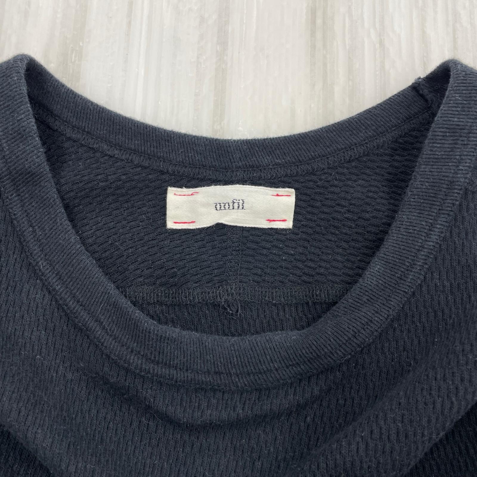 長袖Ｔシャツ unfil サーマル BLK 3 ブラック