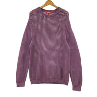 ニット 22SS オープンニット 紫 (M) M