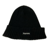 ニットキャップ suprme ビーニー　黒 ブラック