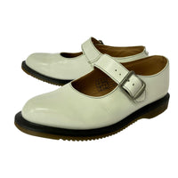 シューズ ×Dr.Martens レザーベルト メリージェーン 7 ホワイト