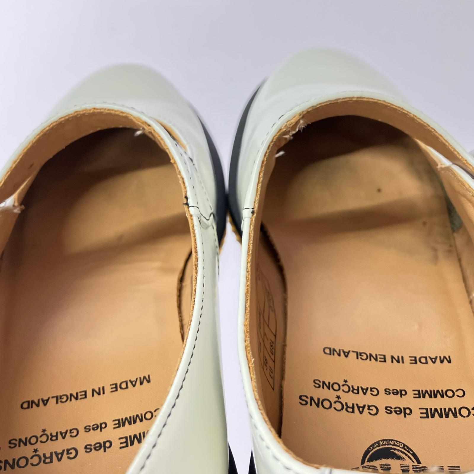 シューズ ×Dr.Martens レザーベルト メリージェーン 7 ホワイト