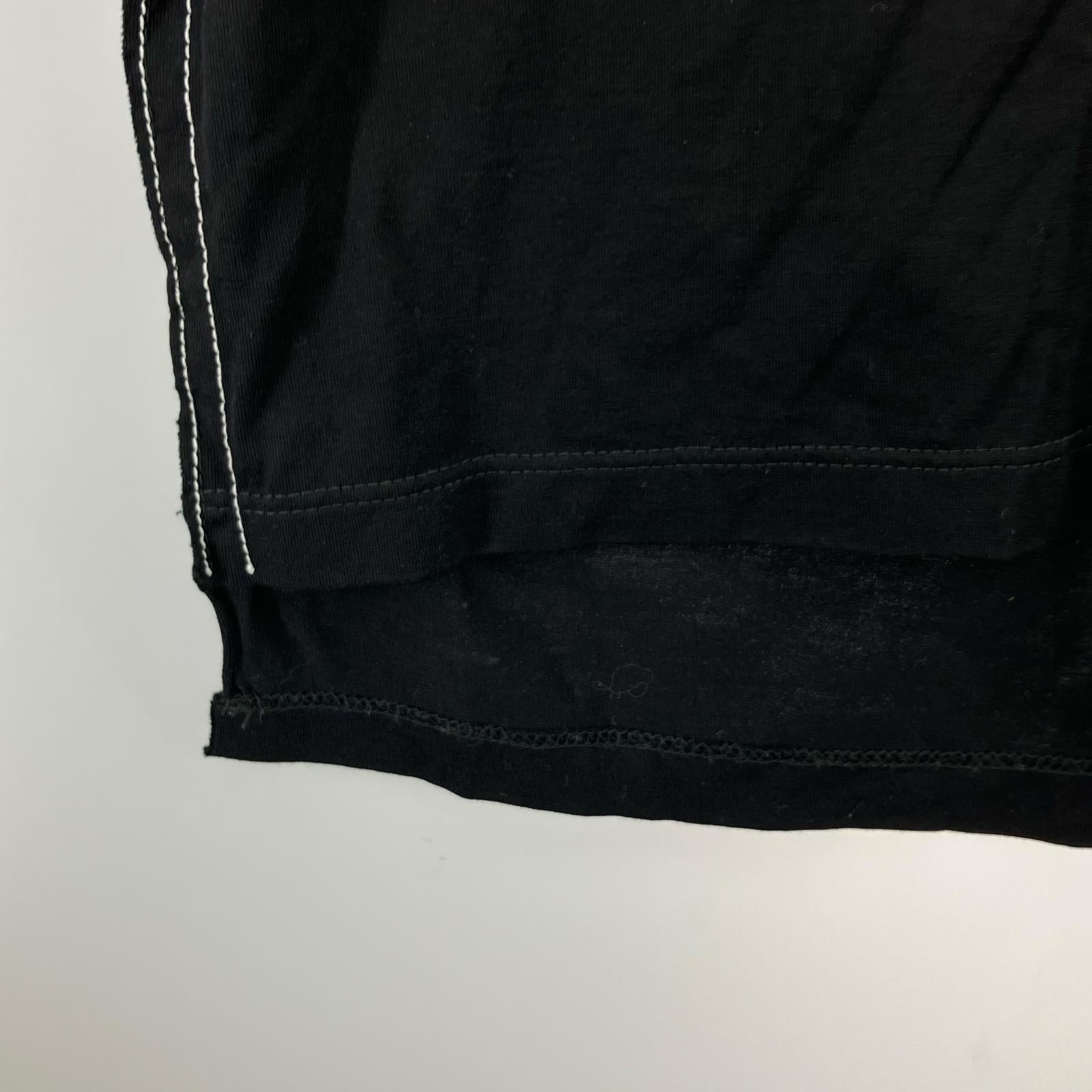 半袖Ｔシャツ SPLICED NUMBERING (48) 白×黒 48