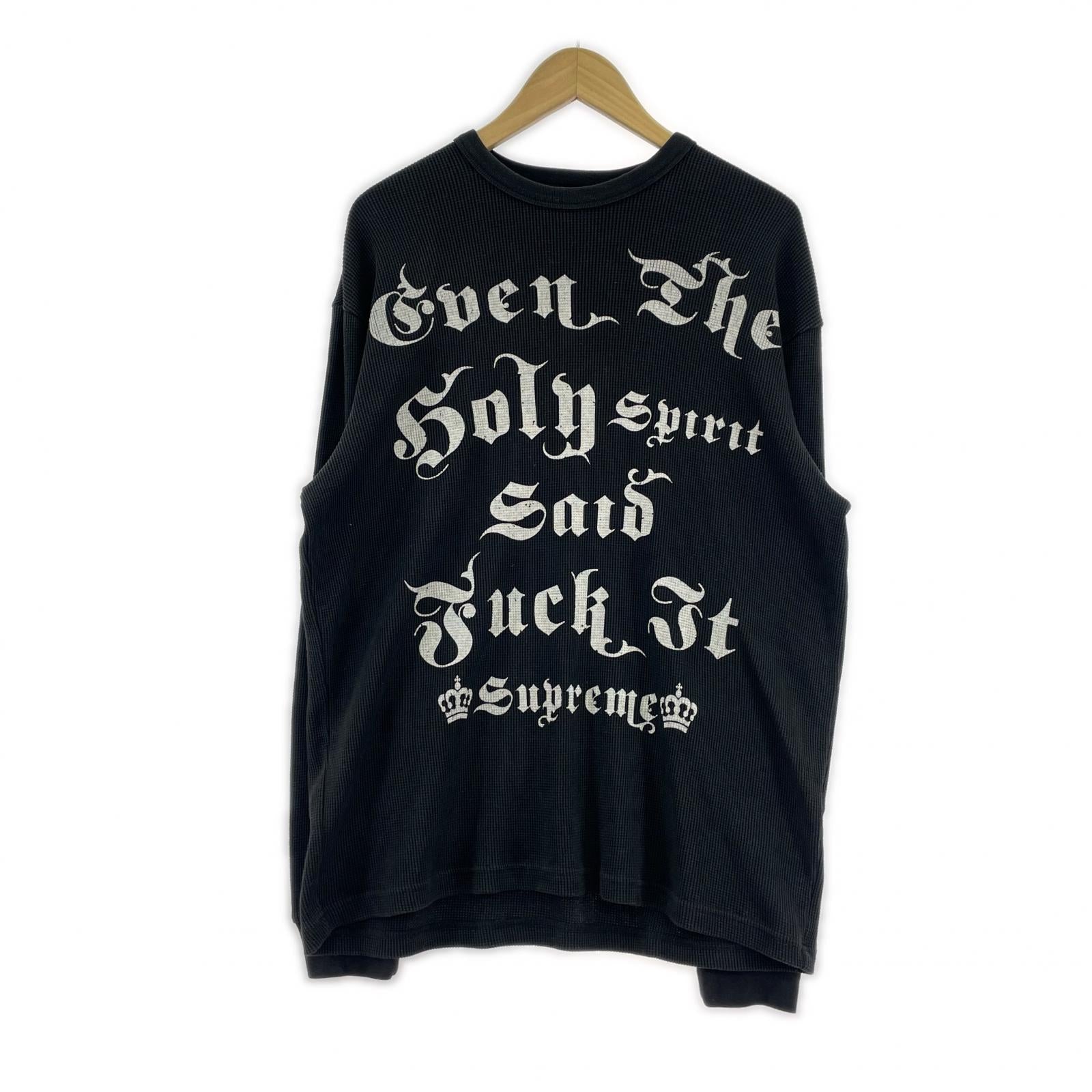 長袖Ｔシャツ Supreme Angel Thermal 25FW M ブラック