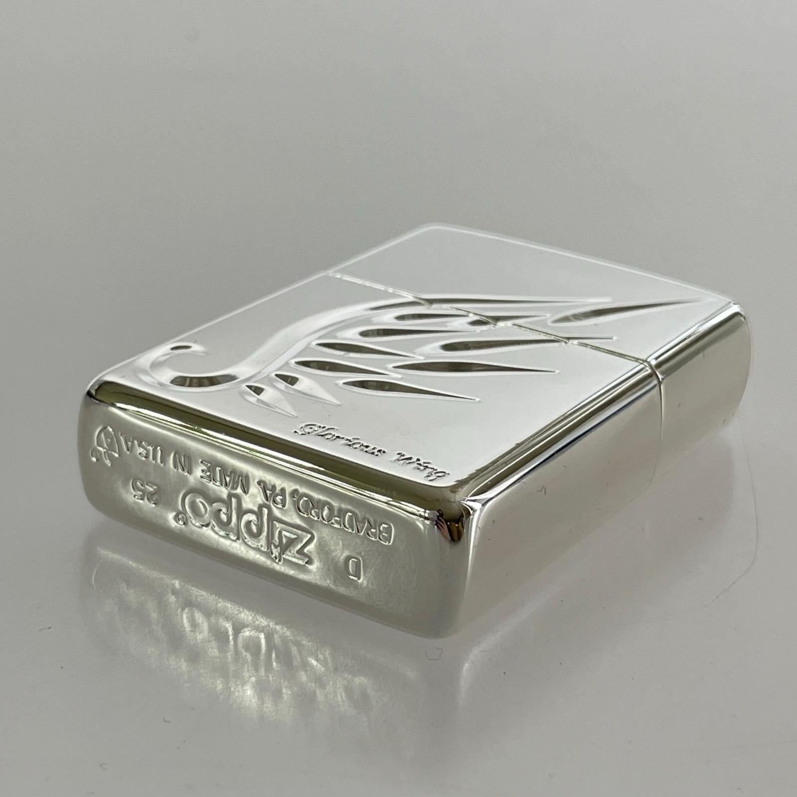 ライター 25年製 アーマー V-WING セット シルバー