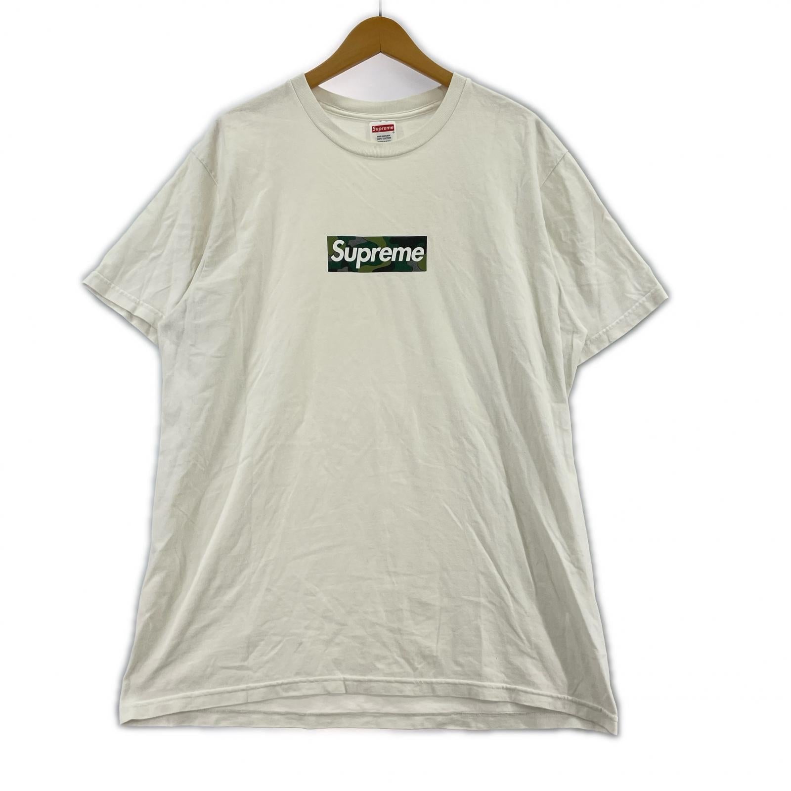 半袖Ｔシャツ Supreme 23AW BOX LOGO CAMO S/S TEE 白 L ホワイト