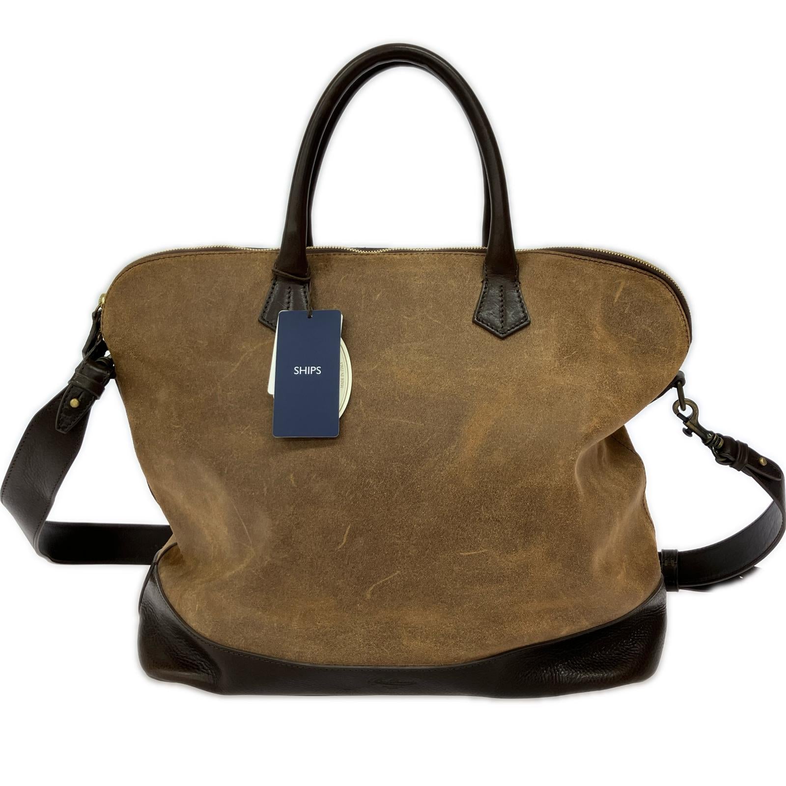ショルダーバッグ BOLDRINI SELLERIA キャンバス トートバッグ BRW ブラウン
