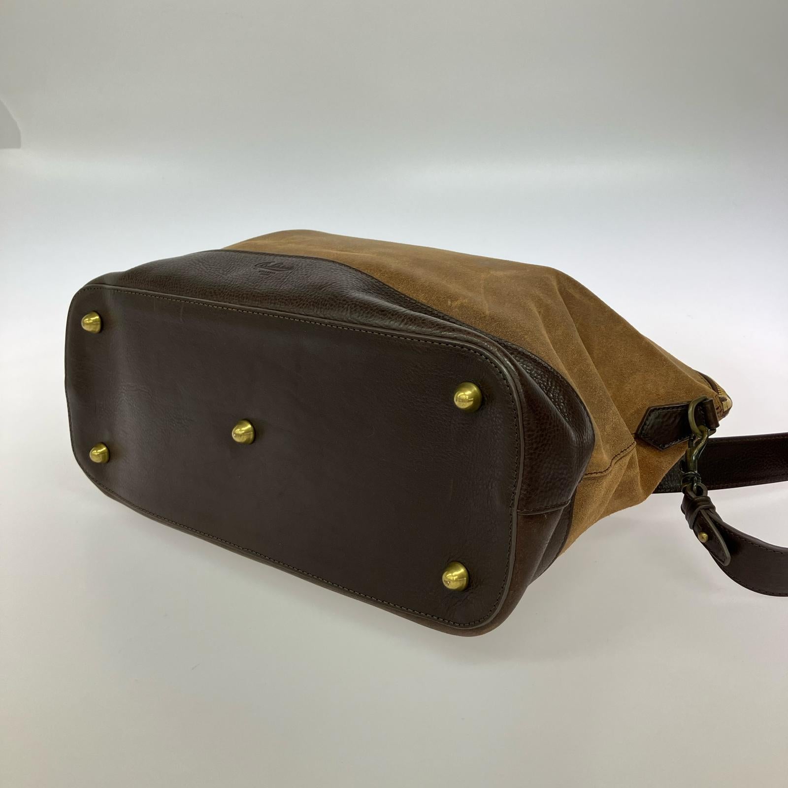 ショルダーバッグ BOLDRINI SELLERIA キャンバス トートバッグ BRW ブラウン