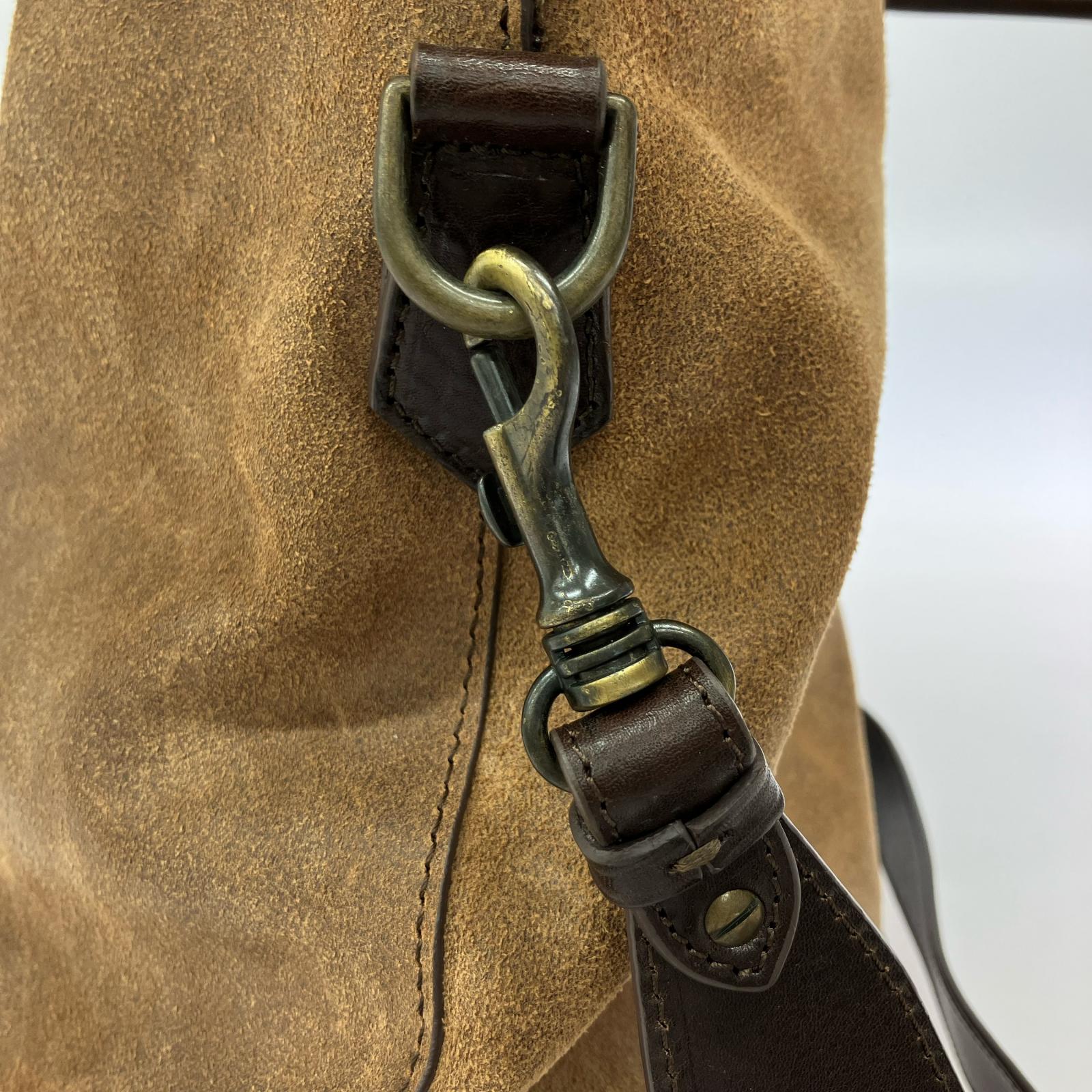 ショルダーバッグ BOLDRINI SELLERIA キャンバス トートバッグ BRW ブラウン