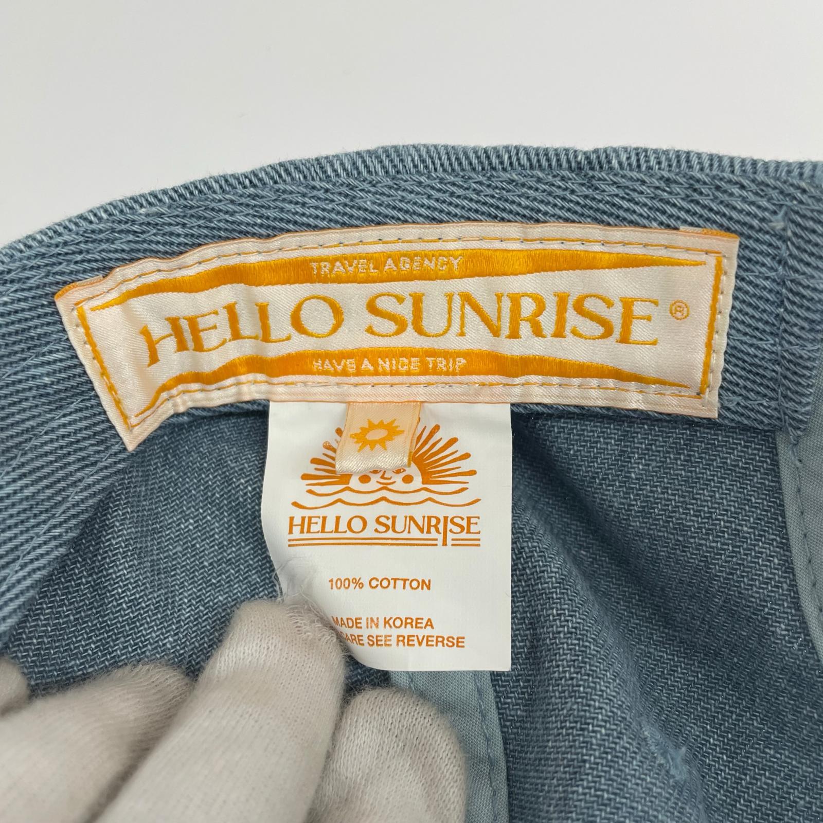 キャップ Hello Sunrise ブルー