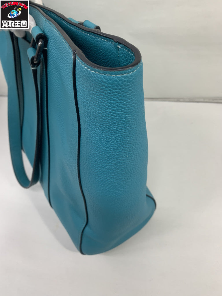 COACH ハドソン ダブルハンドルトート 緑 C8157