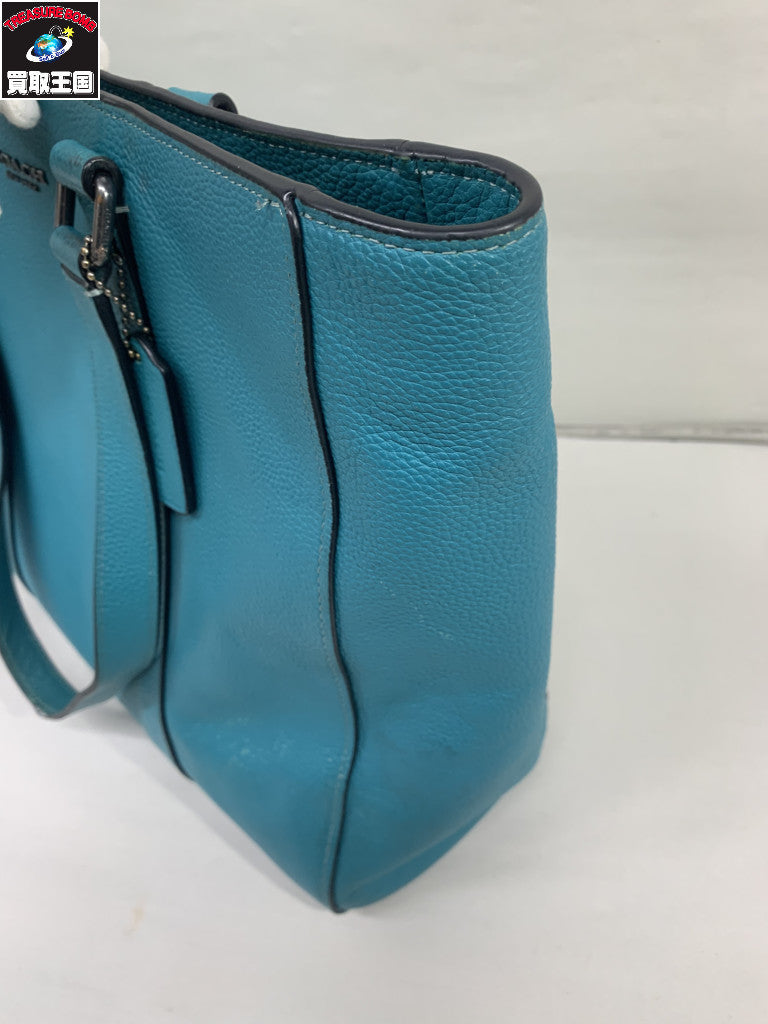 COACH ハドソン ダブルハンドルトート 緑 C8157