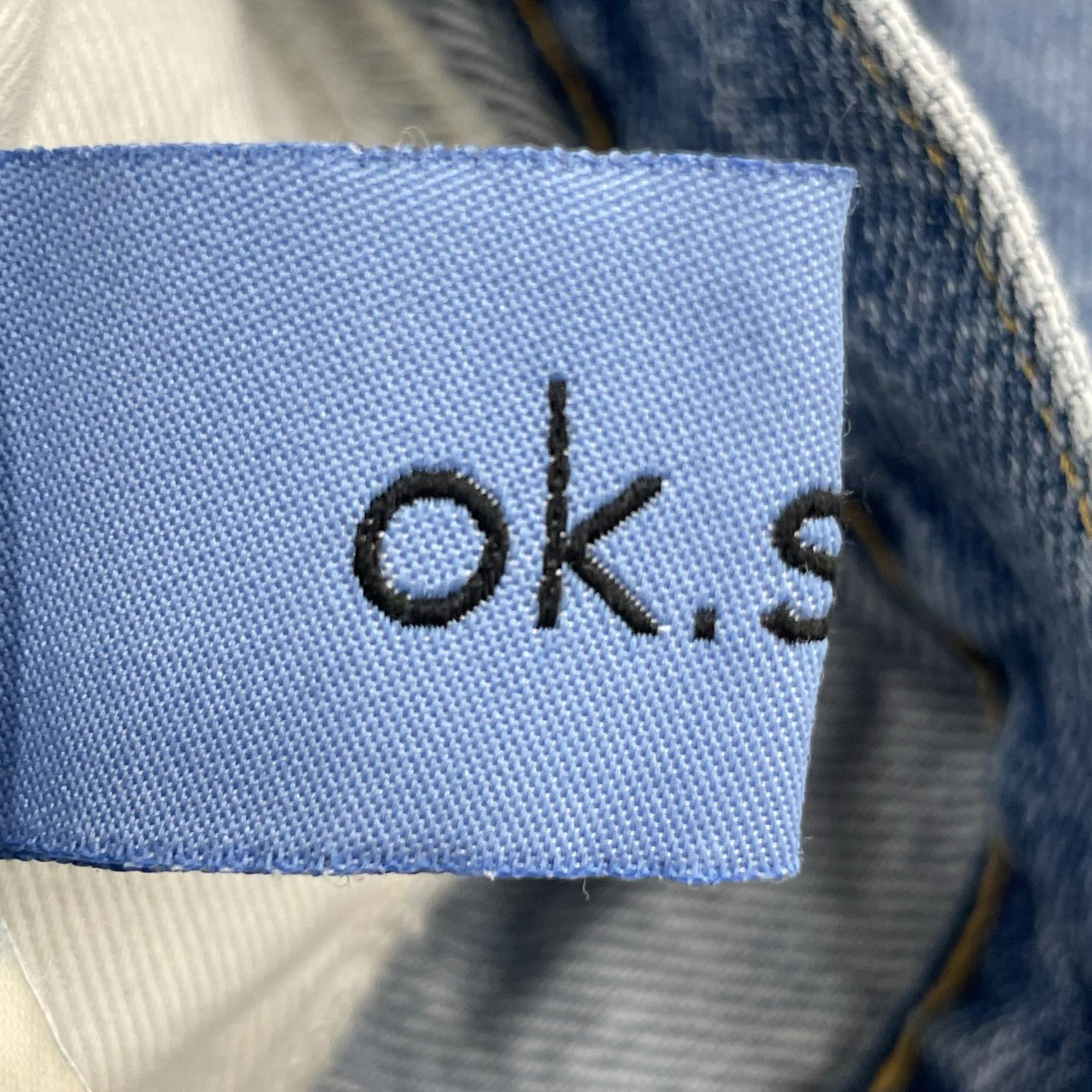 デニムパンツ OK.SOON ワイド デニムパンツ　4 4 ブルー