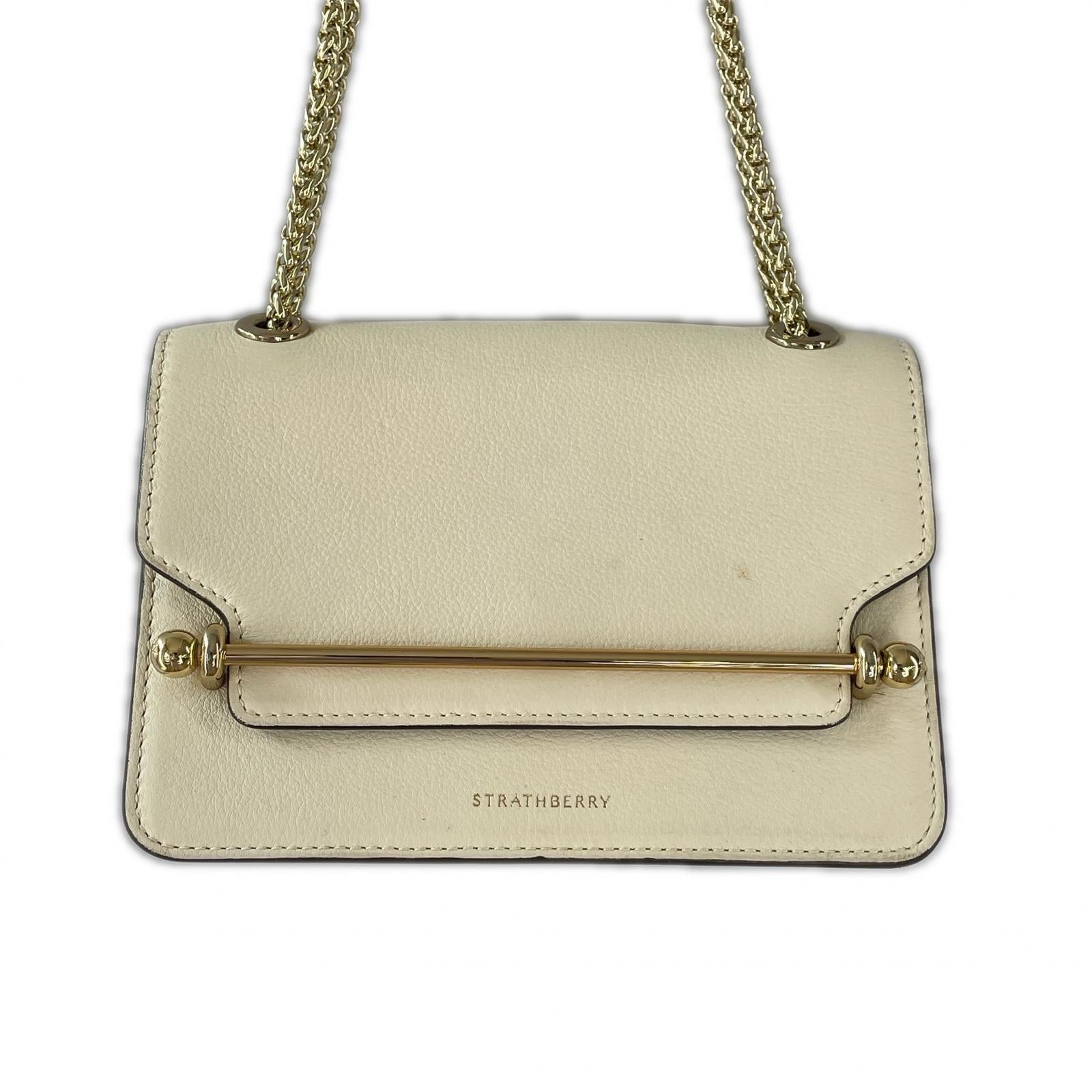 ショルダーバッグ strathberry east/west mini 012102 ホワイト
