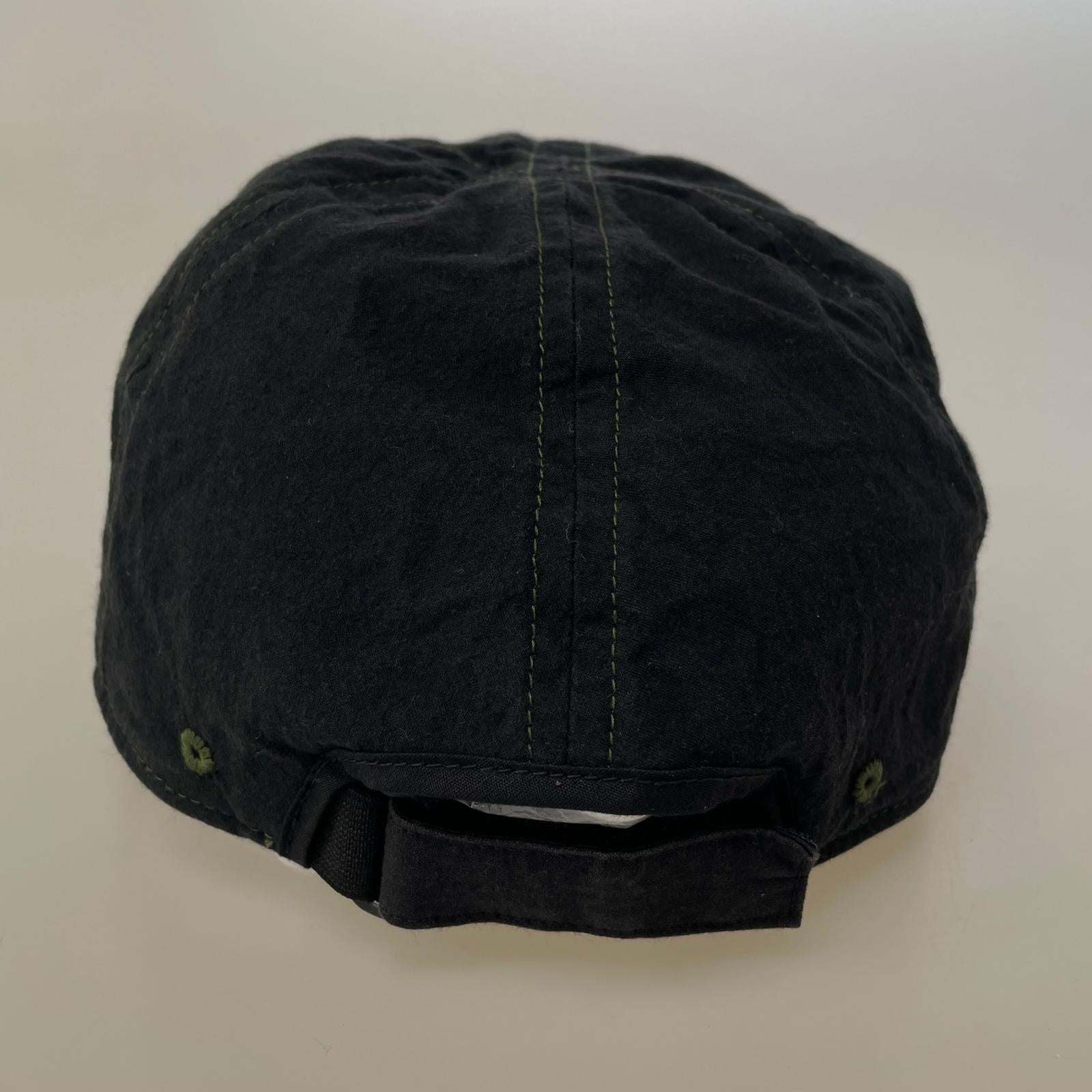 キャップ rajabrooke/BLK/GREENｽﾃｯﾁ ブラック
