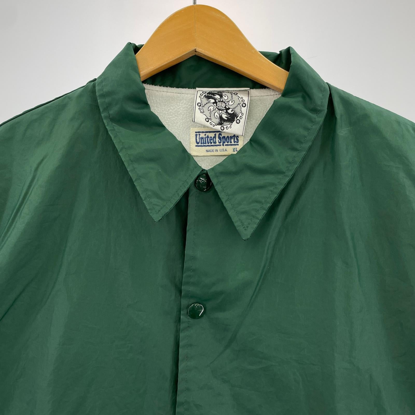 ジャケット 90s H2O Nick Philip　コーチジャケット（XL) グリーン