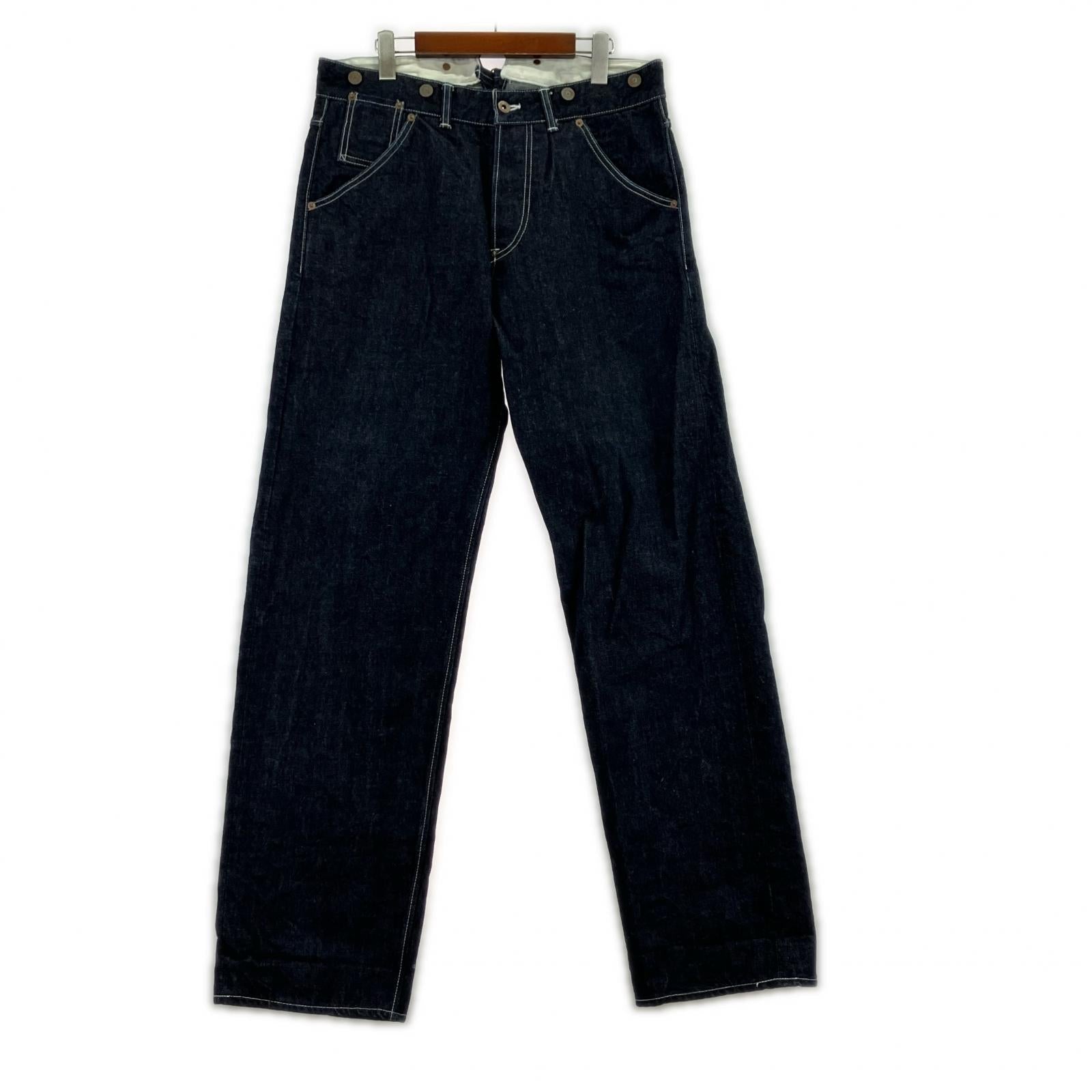 デニムパンツ DP705G　Gold Rush Waist Over-alls（34） 34 ネイビー