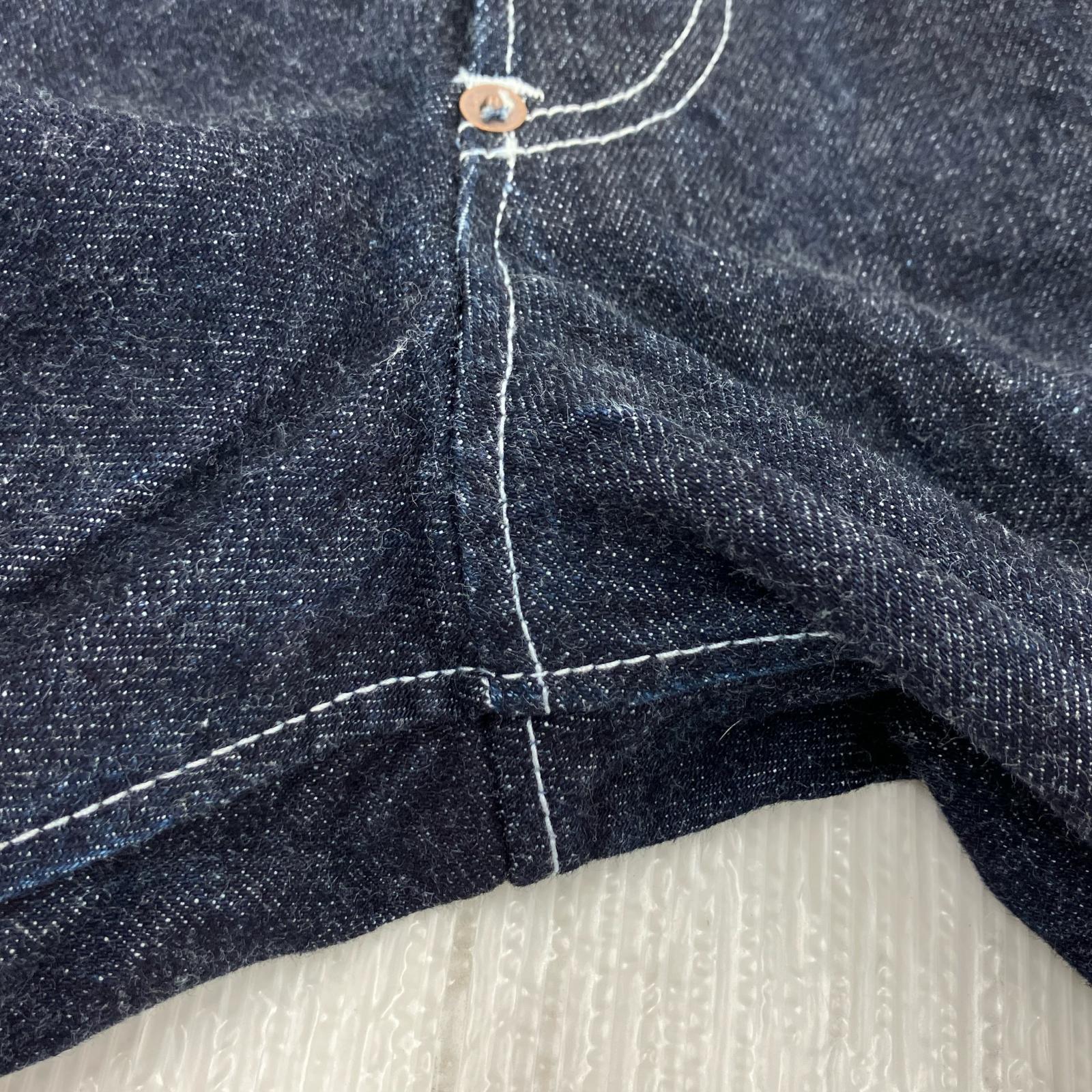 デニムパンツ DP705G　Gold Rush Waist Over-alls（34） 34 ネイビー