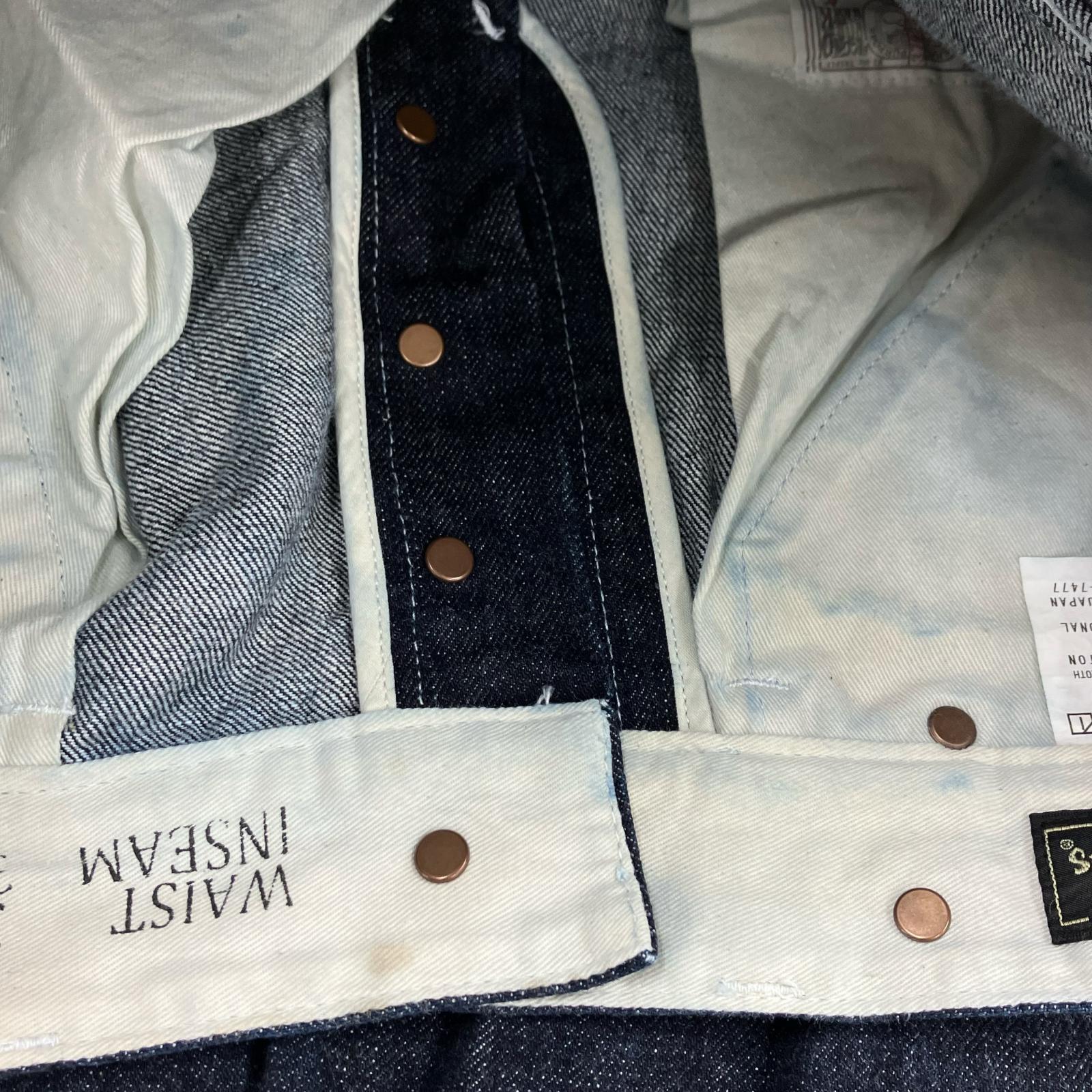 デニムパンツ DP705G　Gold Rush Waist Over-alls（34） 34 ネイビー