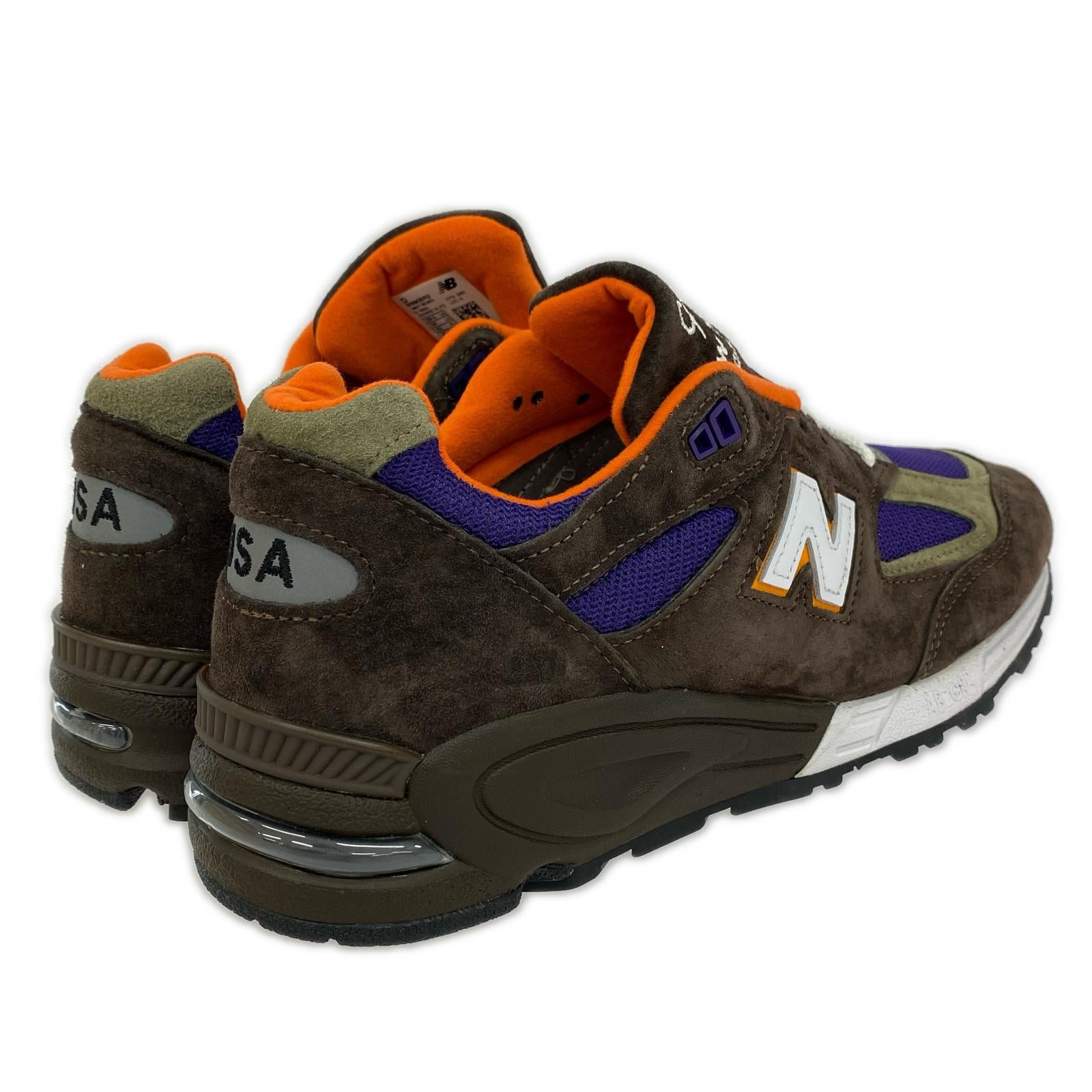 スニーカー 990V2 Brown/Purple/Orange 27.5cm (US9 1/2 UK9 EU45) ブラウン