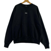 スウェット CITY COUNTRY CITY Embroidered Logo L ブラック