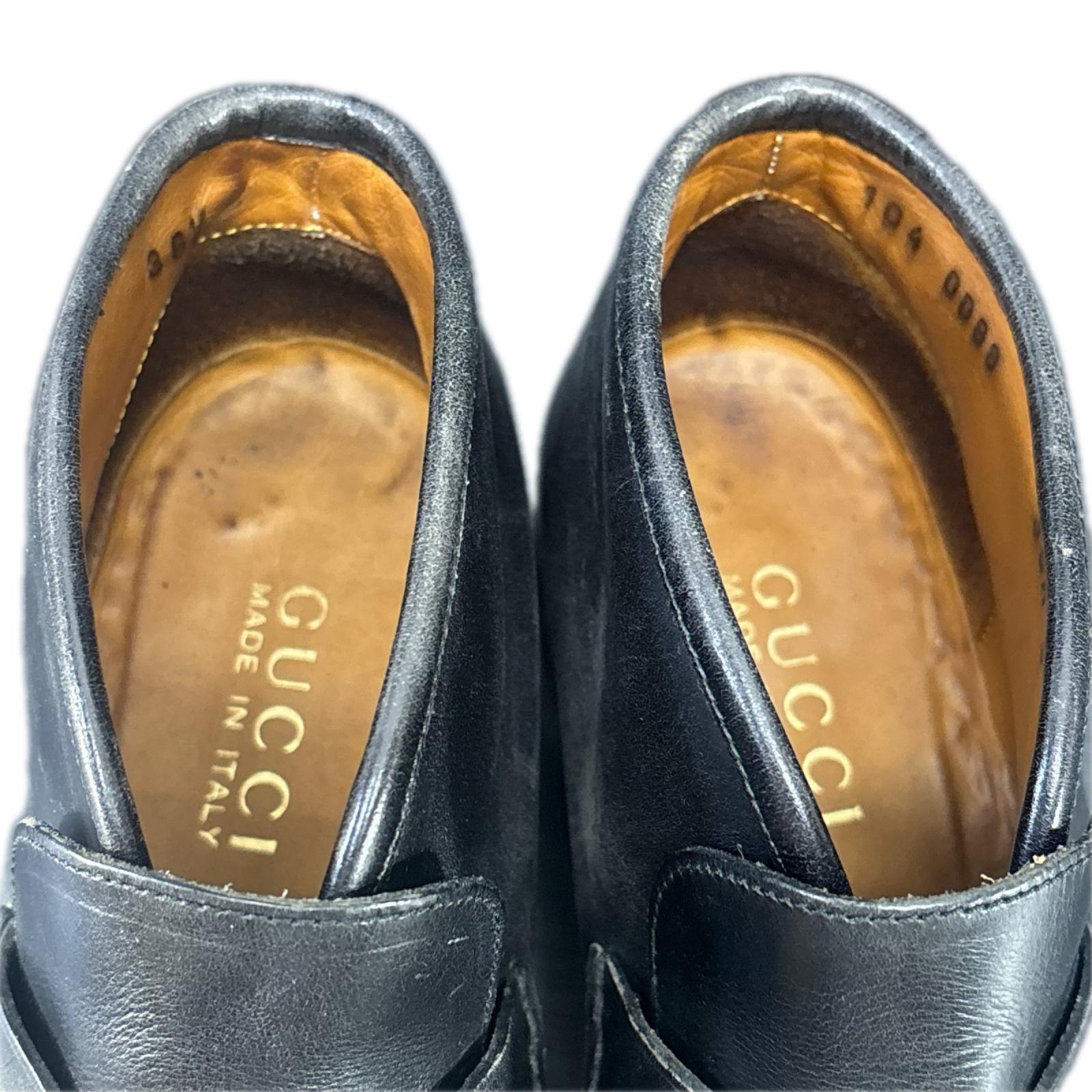 ホースビットモカシン レザー 黒 36(1/2)