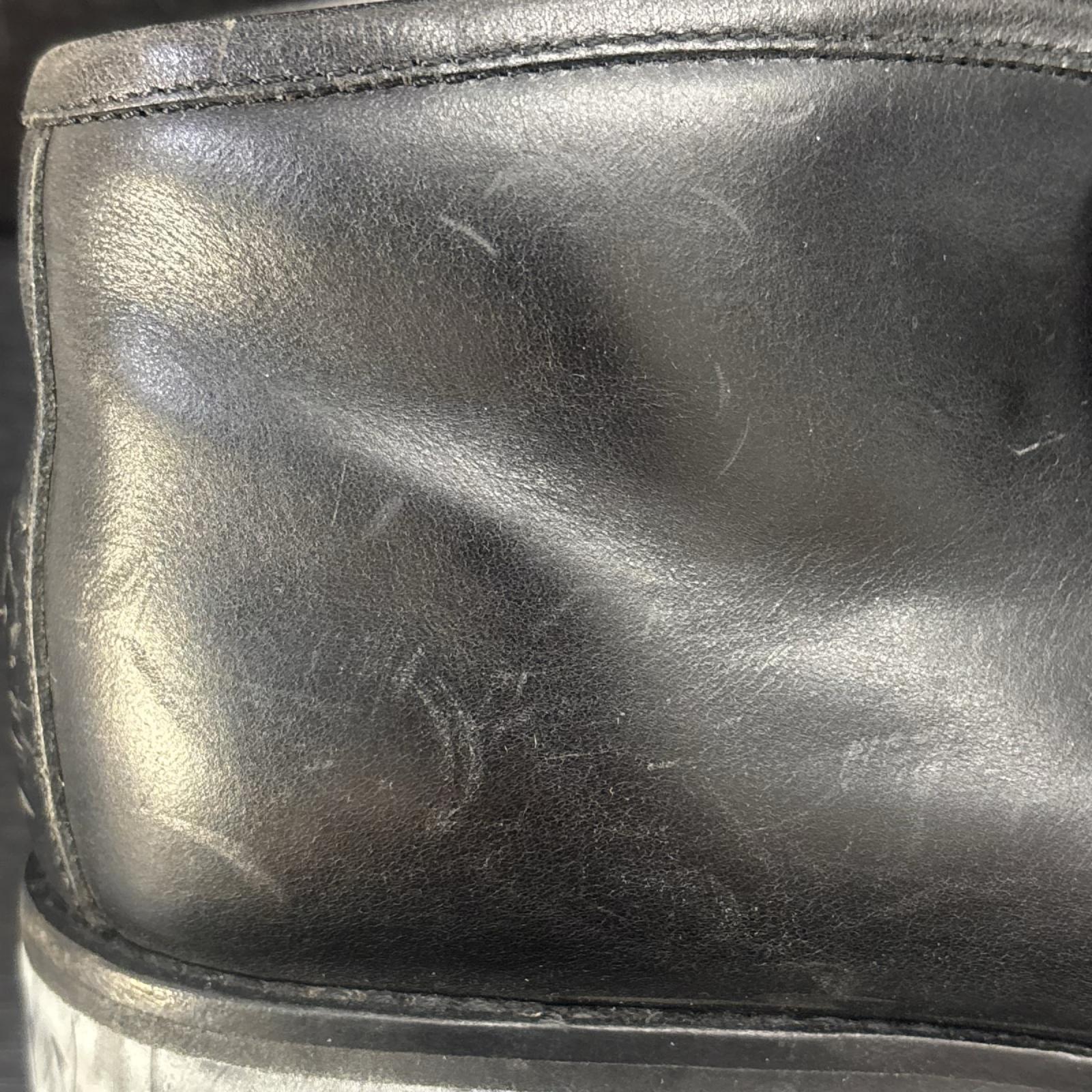 ホースビットモカシン レザー 黒 36(1/2)