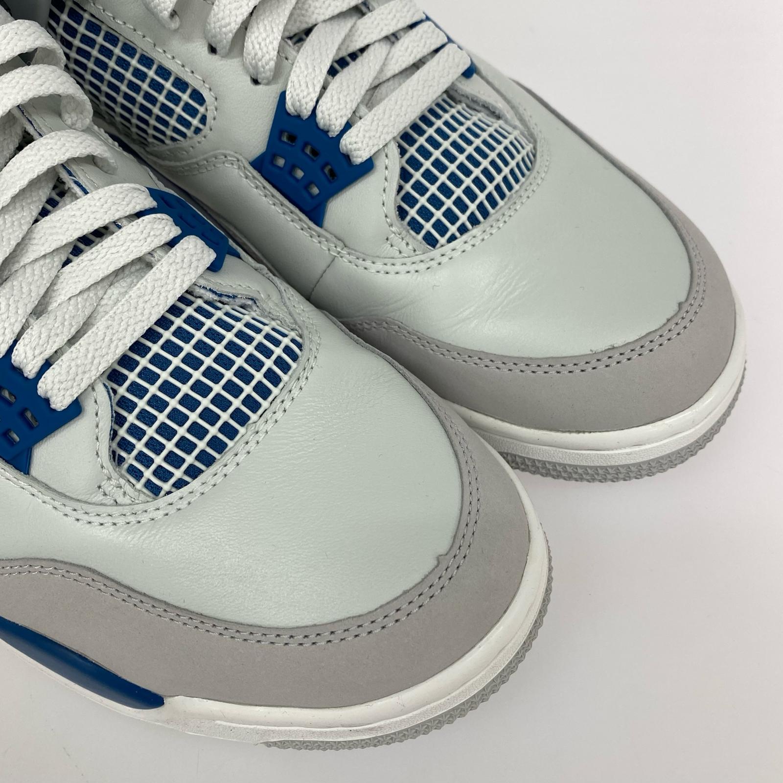 スニーカー Air Jordan 4 Retro Industrial Blue/白青 29cm (US11 UK10 1/2 EU48)