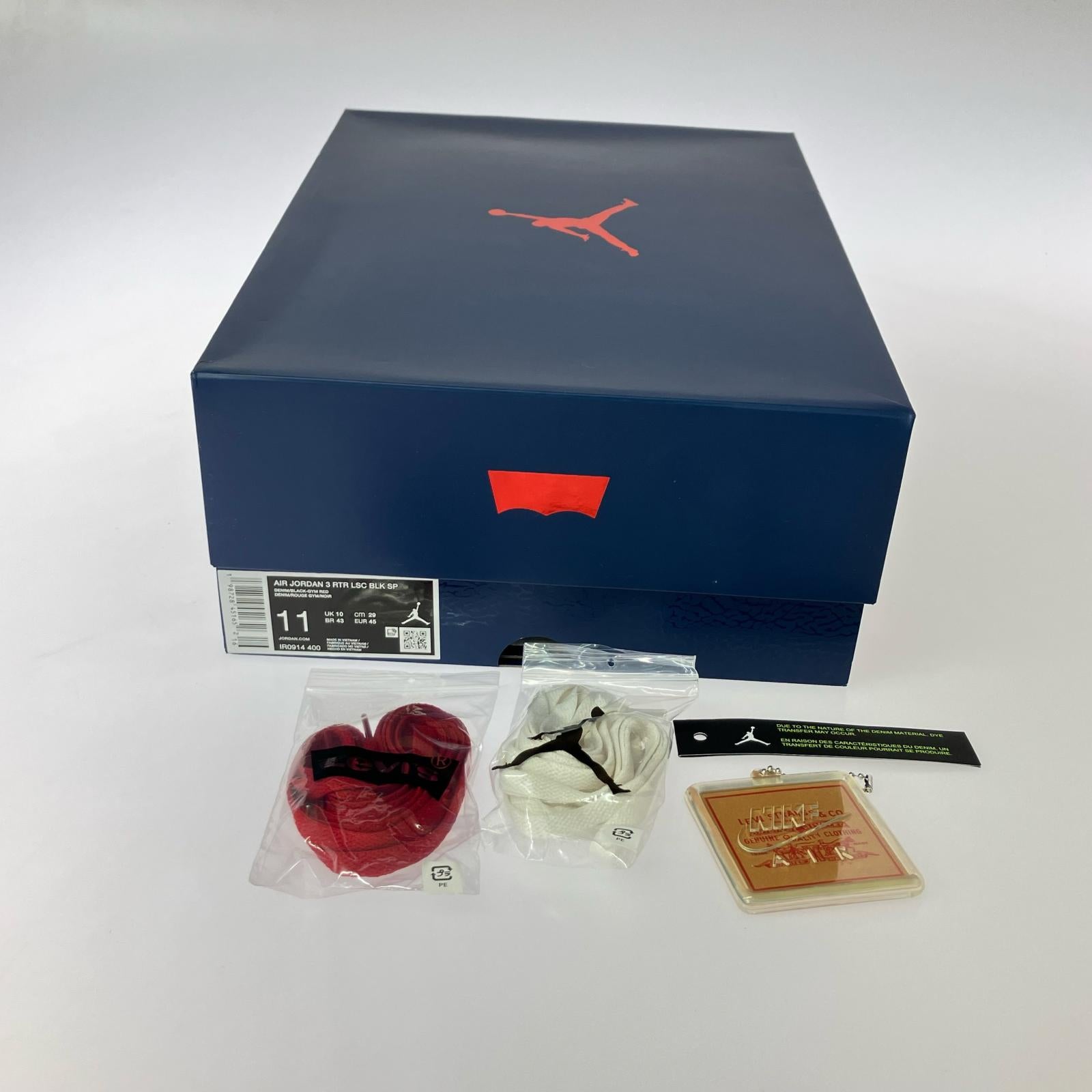 スニーカー Levi's/AIR JORDAN 3 RTR LSC BLK SP/29cm 29cm (US11 UK10 1/2 EU48) ブラック